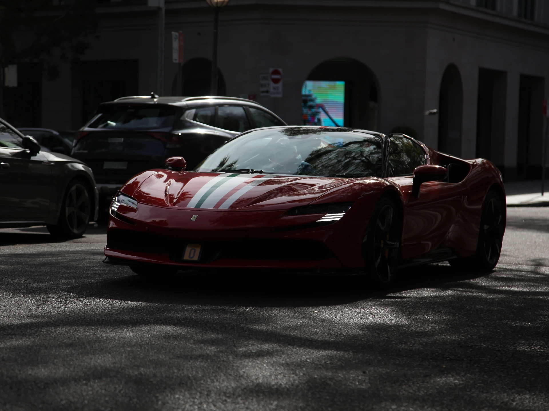Ferrari SF90 Spider spotted in Double Bay, Australia