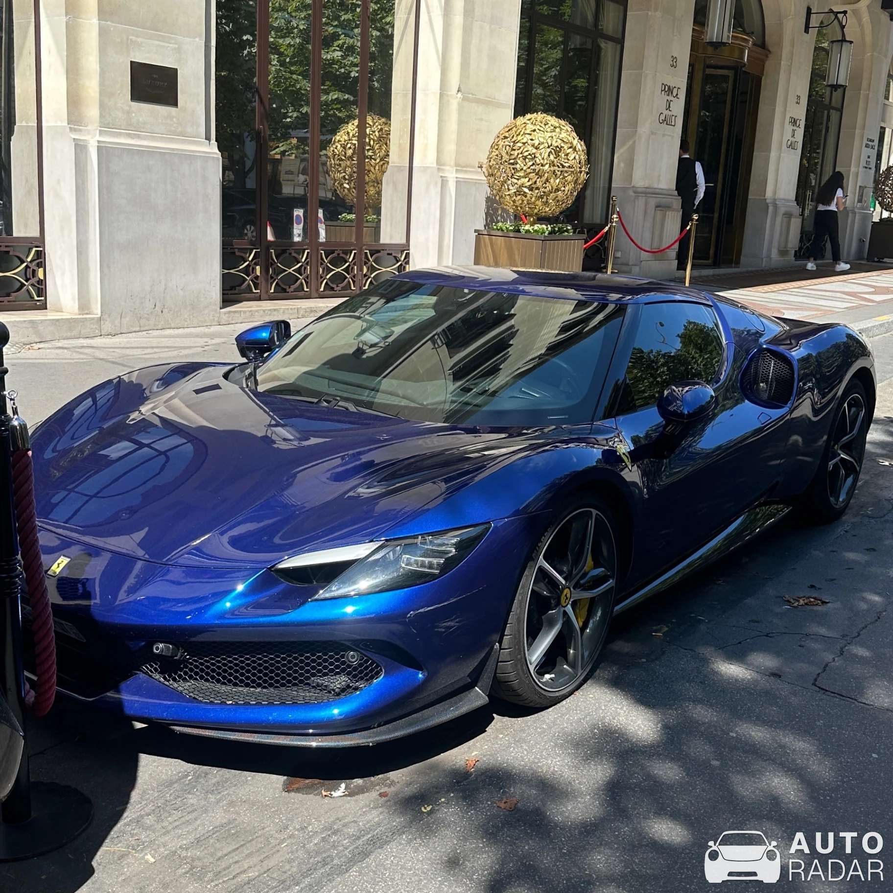 Ferrari 296 GTB spotted in Paris, France