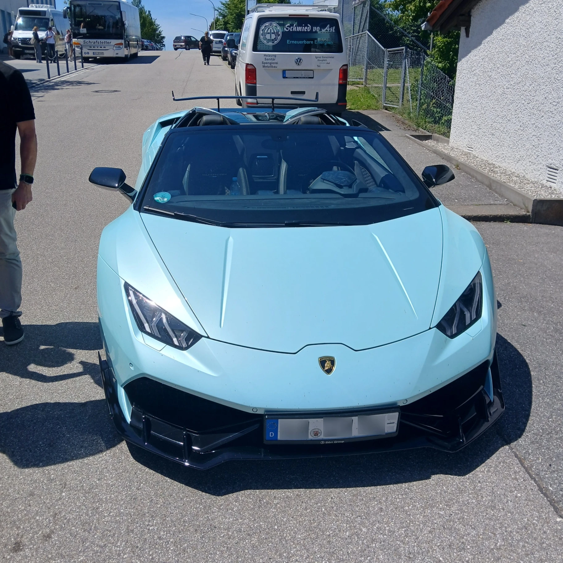 Lamborghini Huracán LP640-4 Performante Spyder spotted in Tiefenbach, Germany
