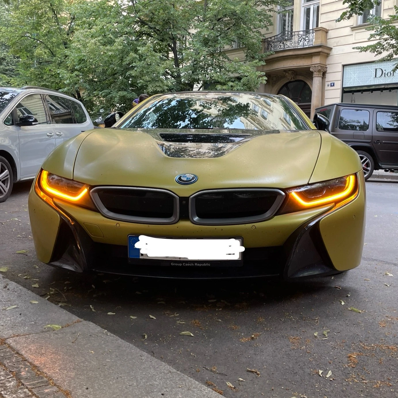 BMW i8 spotted in Praha 1, Czechia