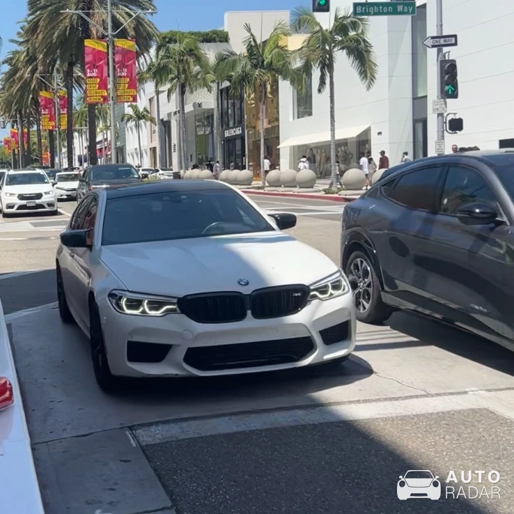 BMW M5 F90 Competition spotted in Beverly Hills, United States