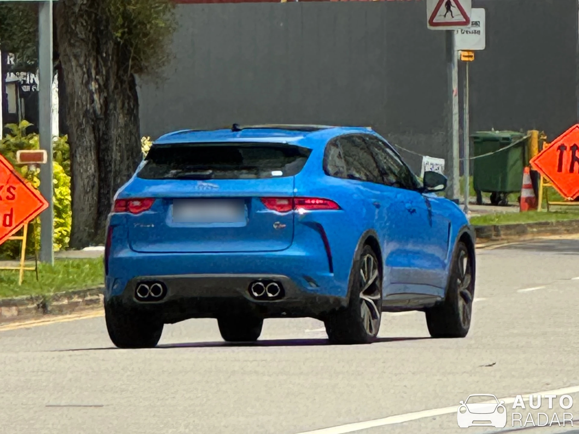 Jaguar F-PACE SVR spotted in Singapore