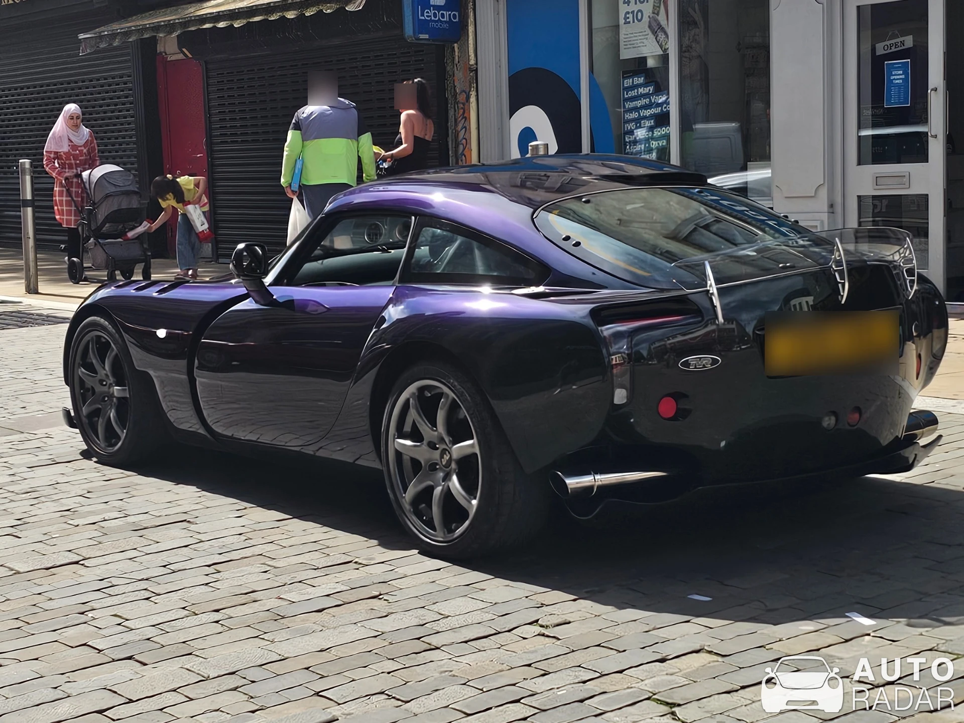 TVR Sagaris spotted in Swansea