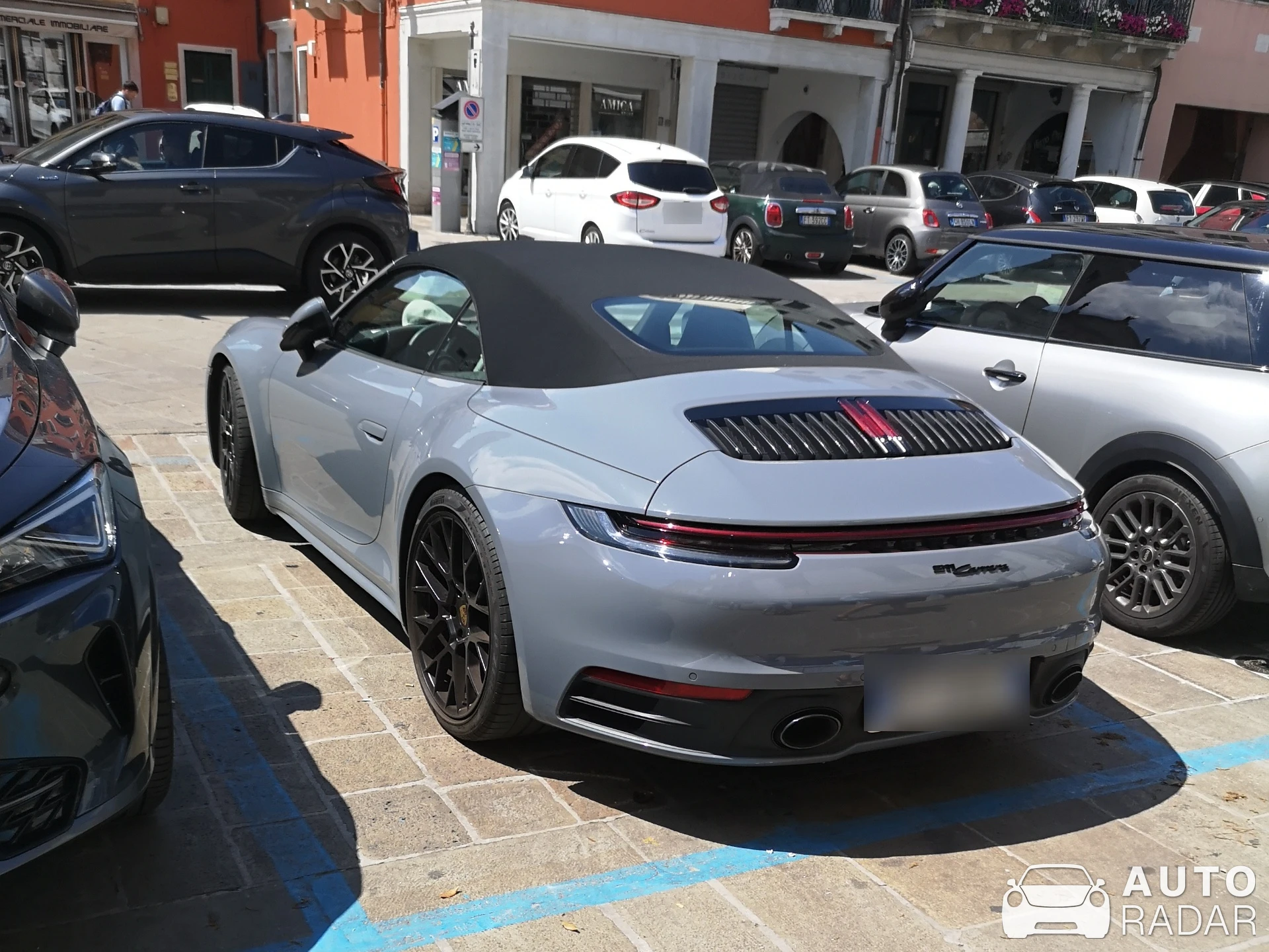 Porsche 992 Carrera Cabriolet MkI spotted in Chioggia
