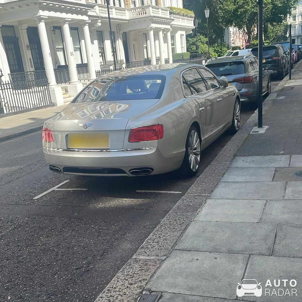 Bentley Flying Spur V8 spotted in London