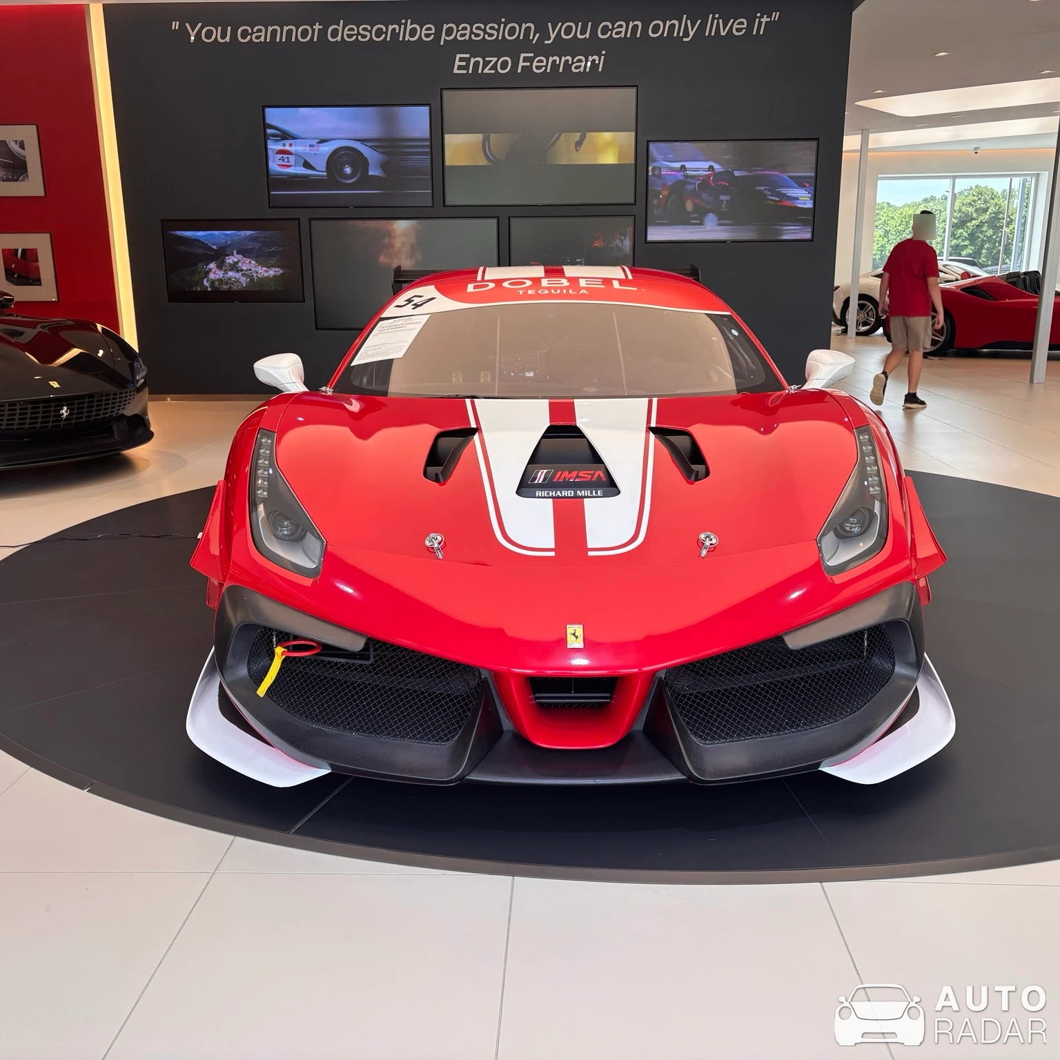 Ferrari 488 GT3 spotted in Charlotte