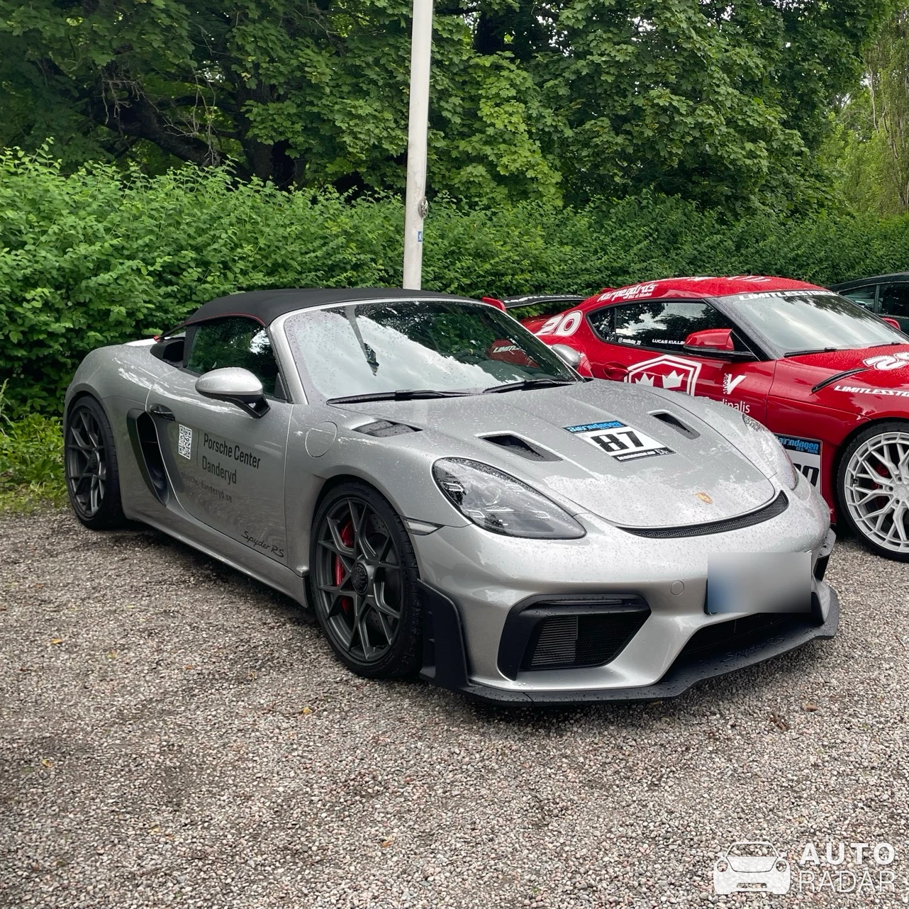 Porsche 718 Spyder RS spotted in Skokloster