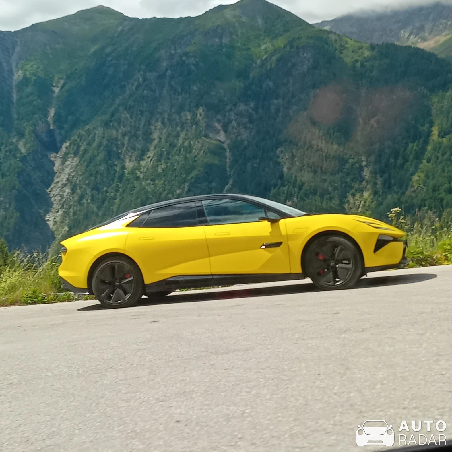 Lotus Emeya spotted in Heiligenblut am Großglockner