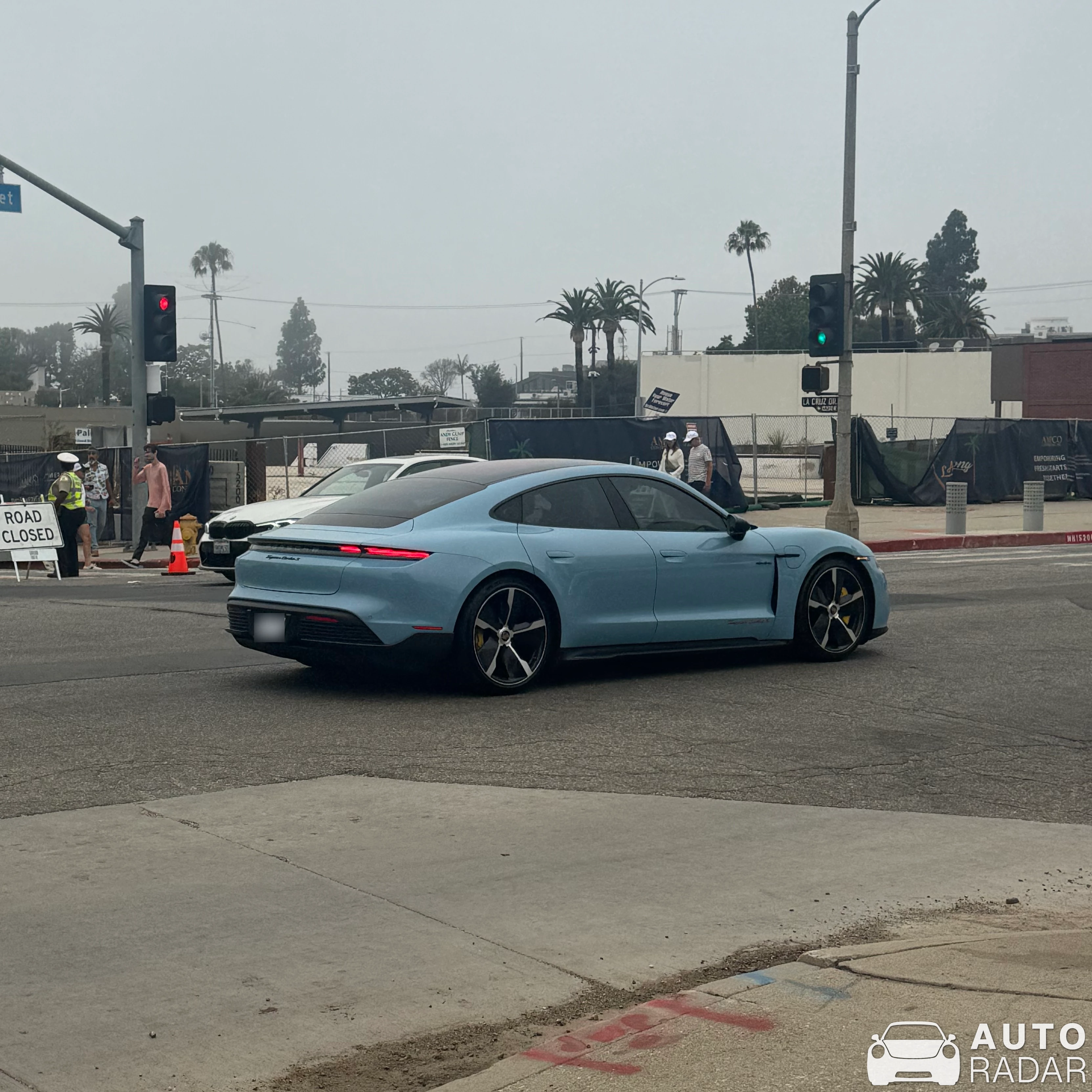 Porsche Taycan Turbo S spotted in Los Angeles