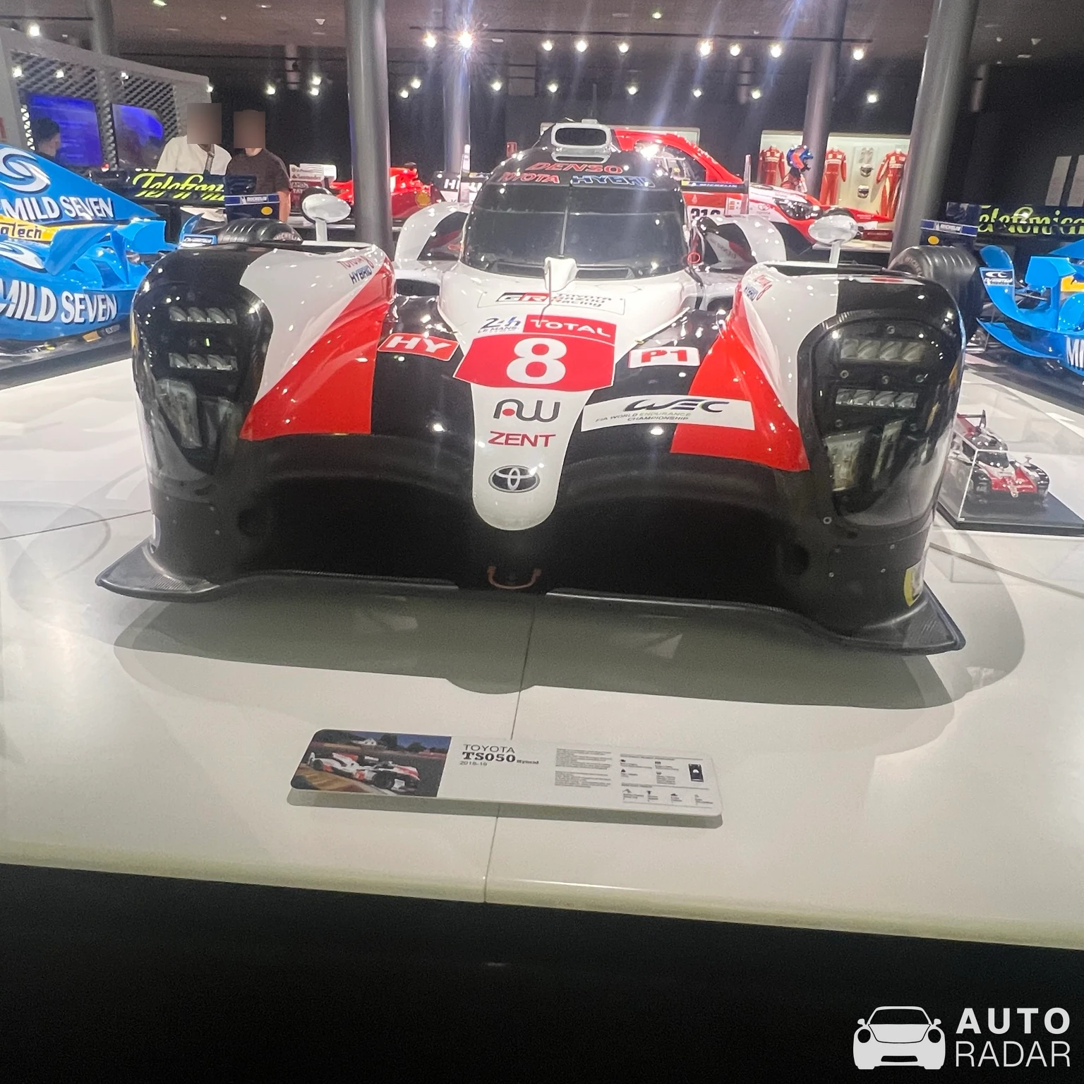 Toyota TS050 Hybrid spotted in Llanera