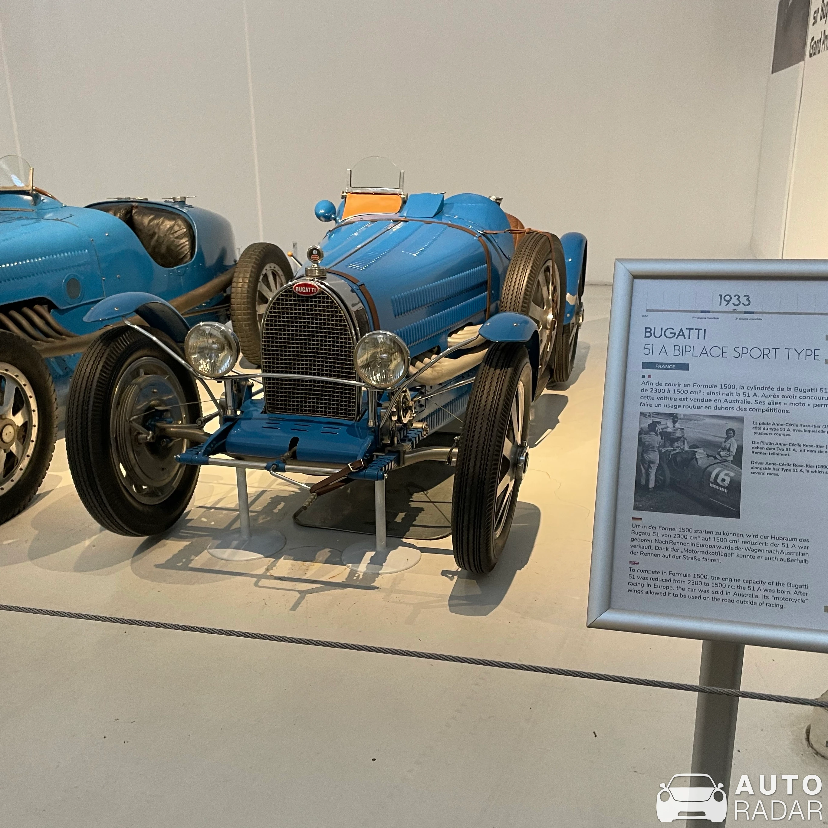 Bugatti Type 51 spotted in Mulhouse