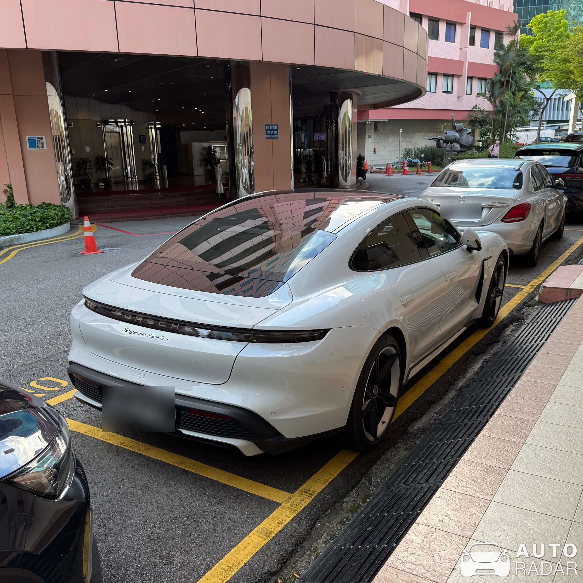 Porsche Taycan Turbo spotted in Singapore