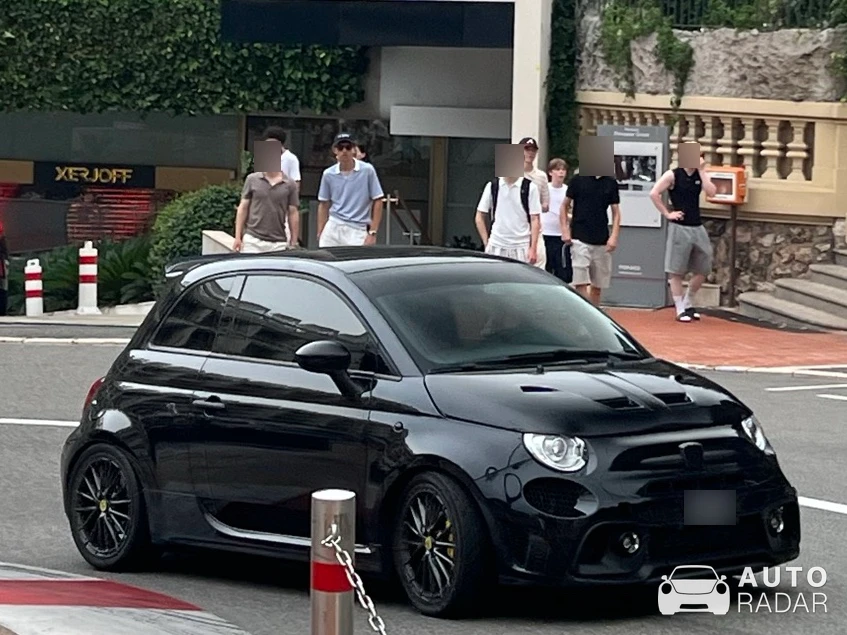 Abarth 695 Biposto spotted in Monaco