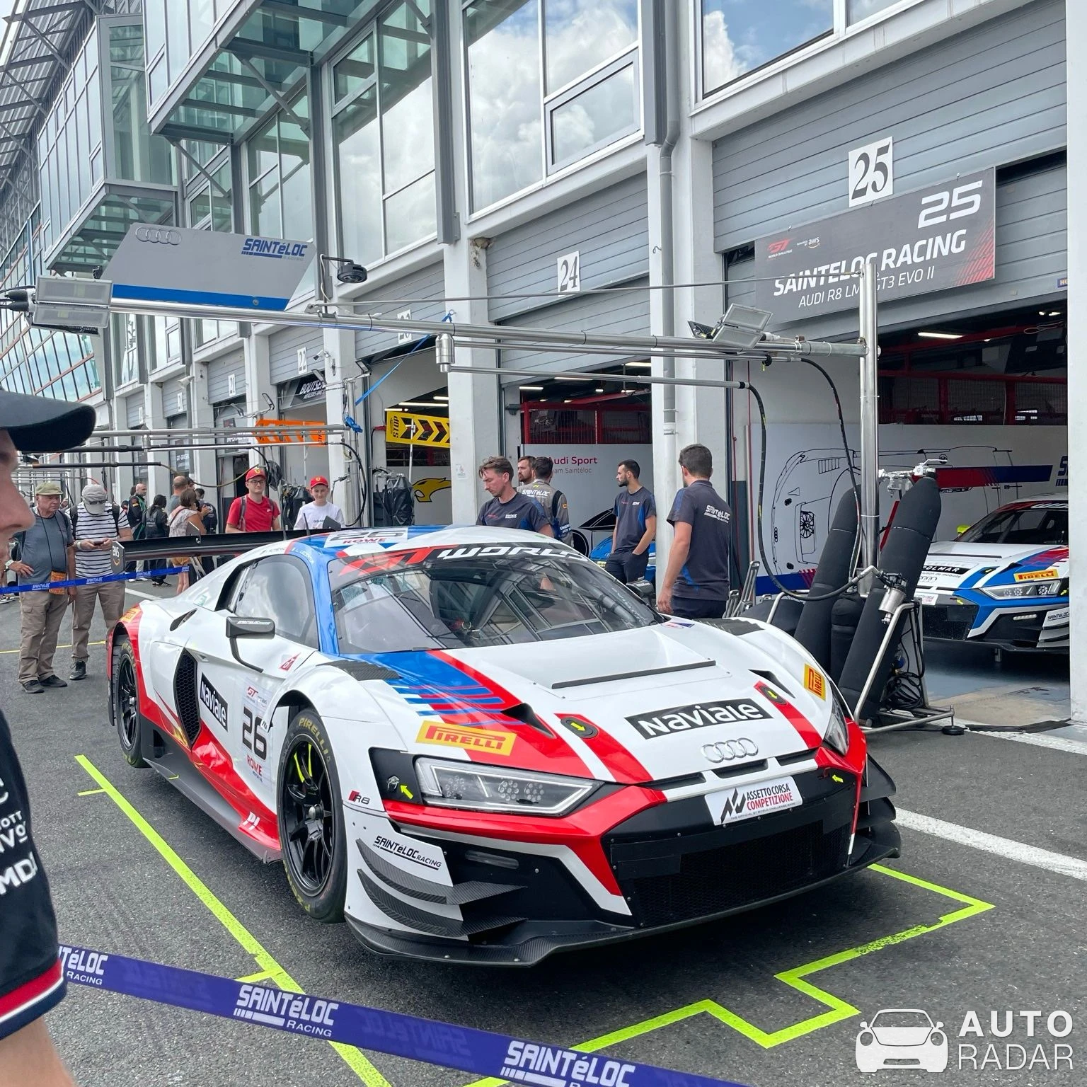 Audi R8 LMS GT3 EVO II spotted in Magny-Cours