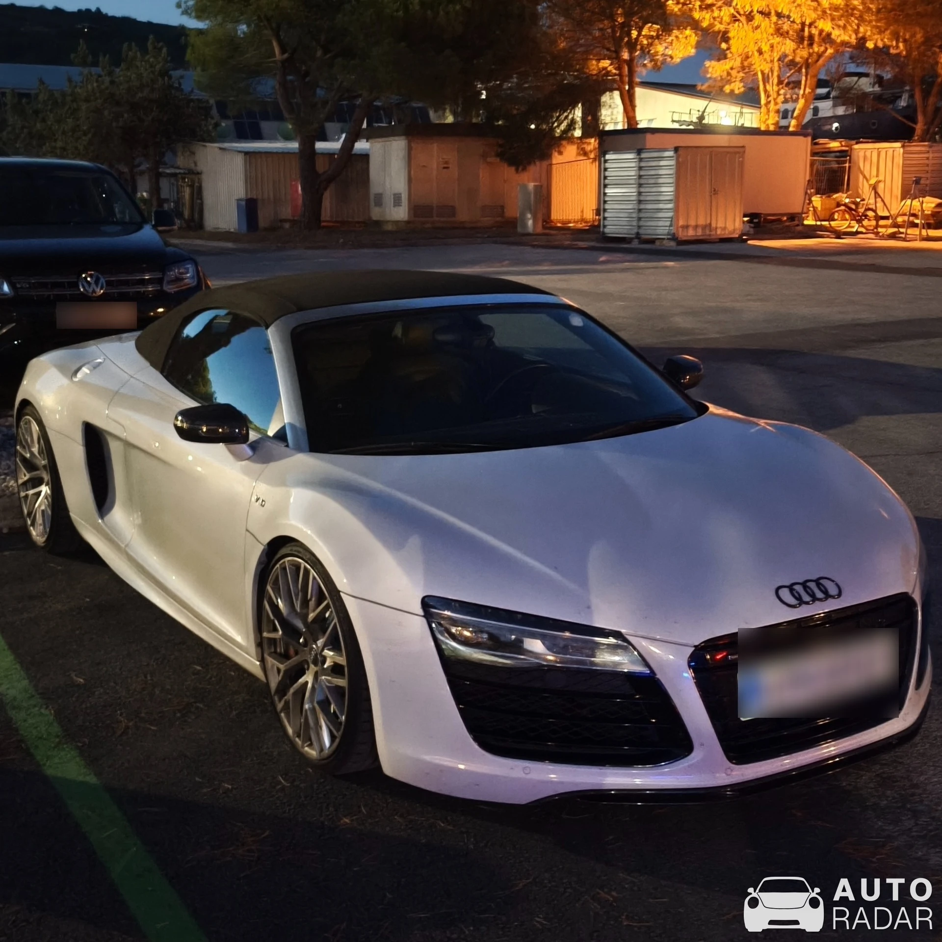 Audi R8 V8 Spyder spotted in Piran