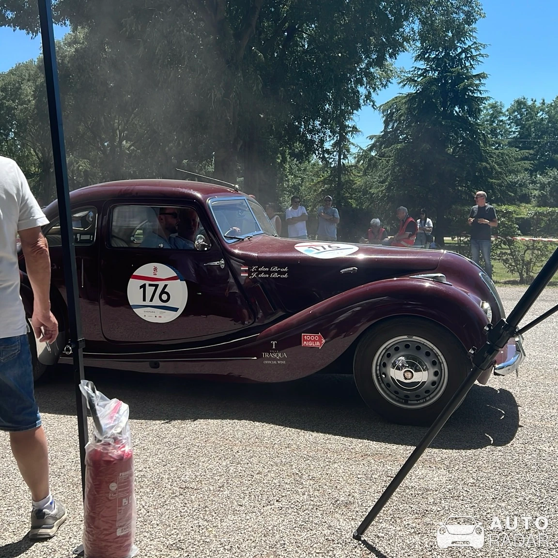 Lancia Aprilia Ardennes spotted in Mantova