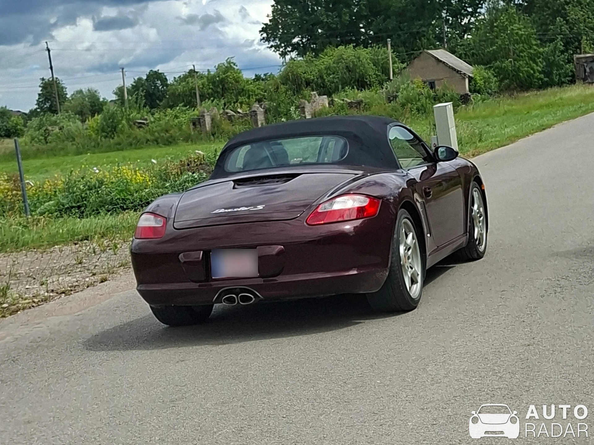 Porsche 987 Boxster S spotted in Raudondvaris
