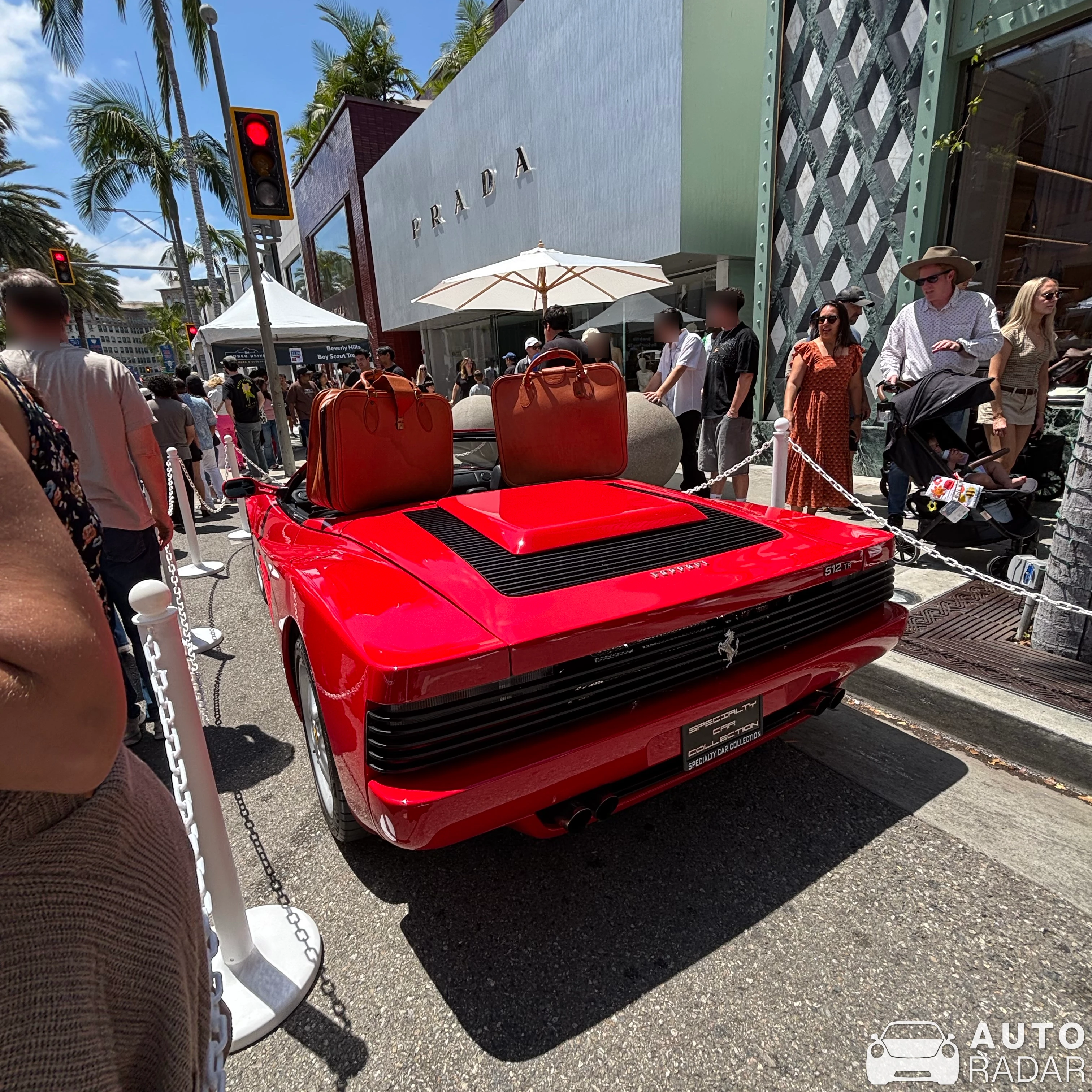 Ferrari 512 TR spotted in Beverly Hills