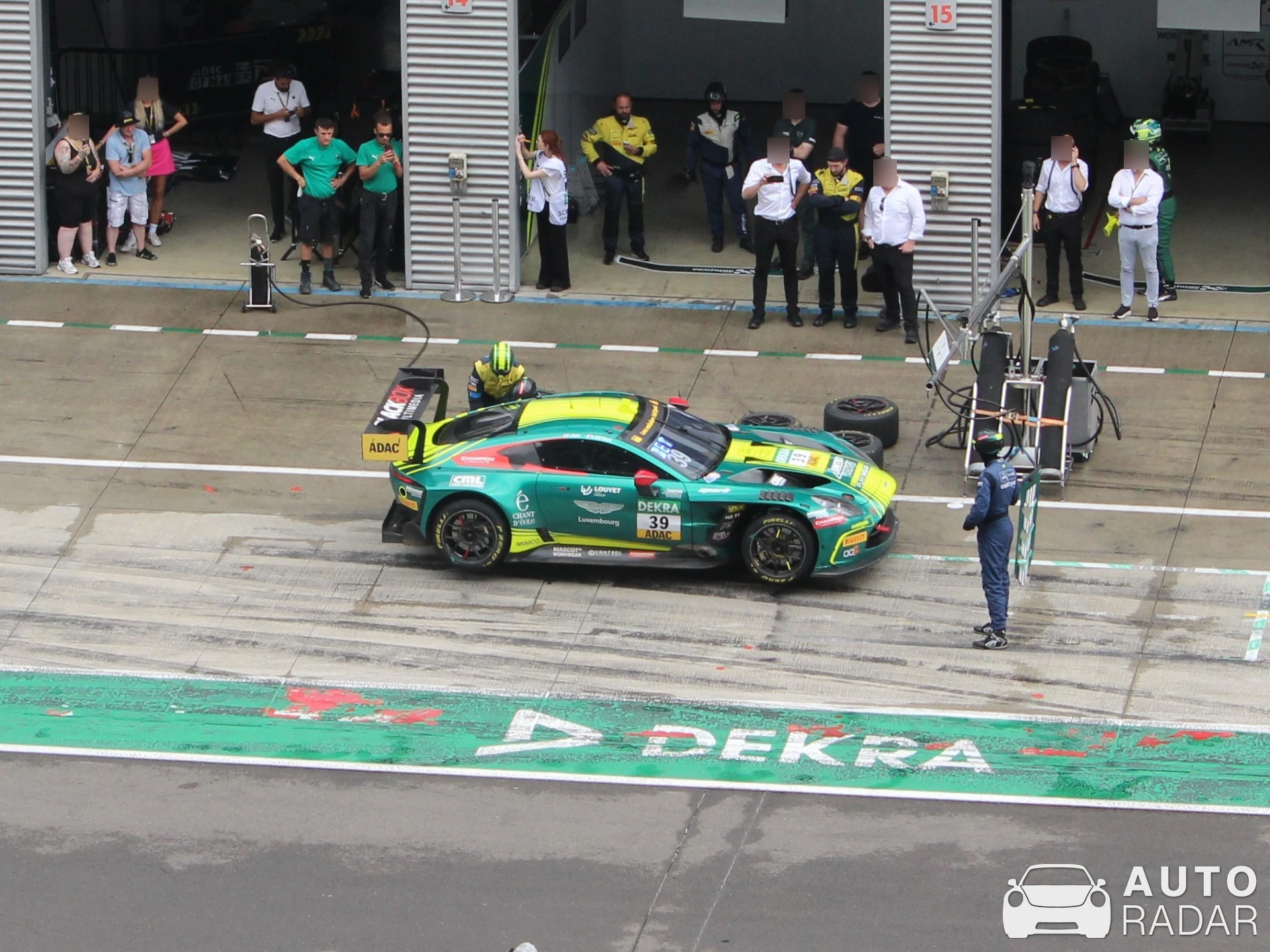 Aston Martin V8 Vantage GT3 spotted in Schipkau