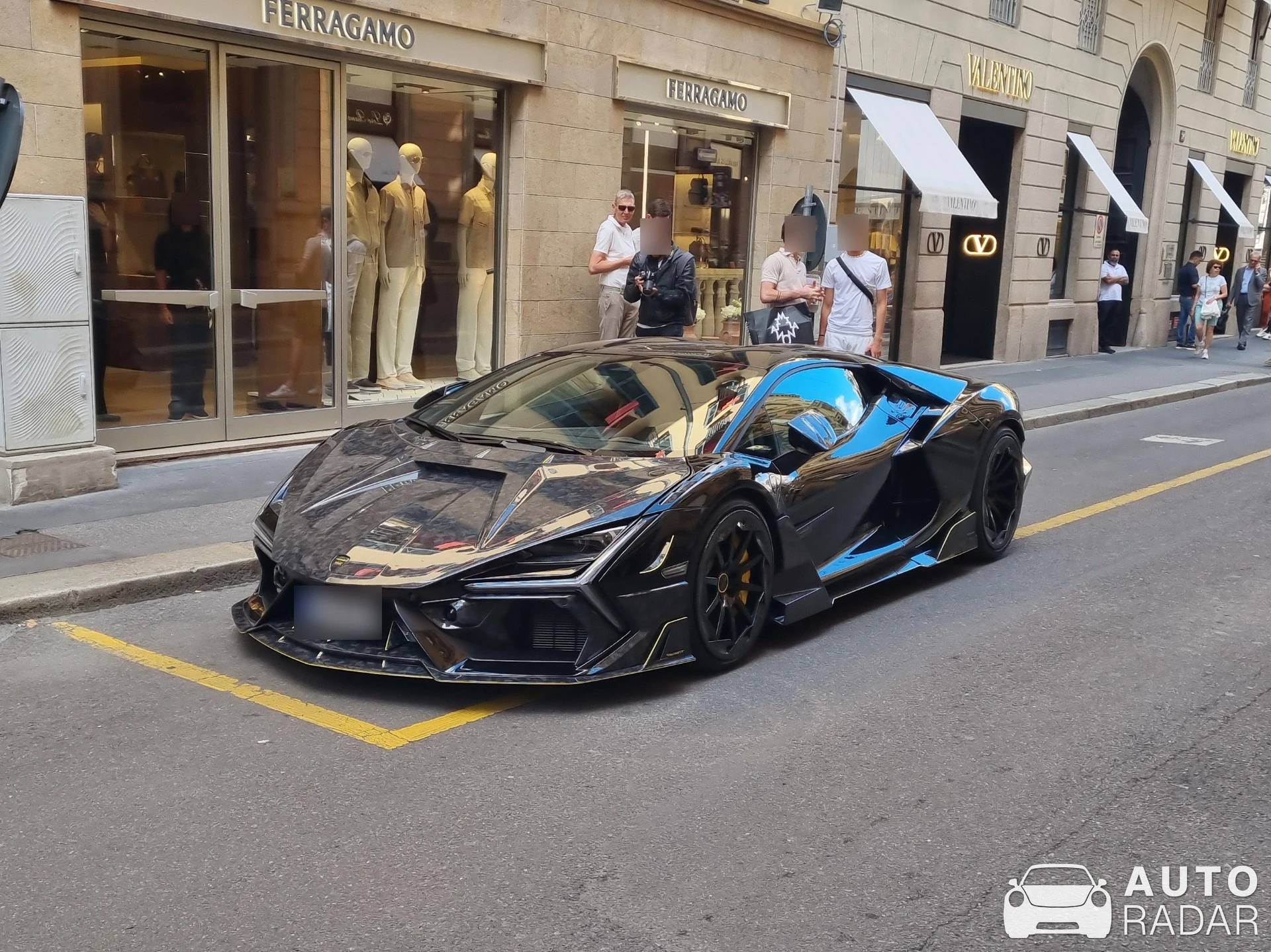 Lamborghini Revuelto Mansory Initiate spotted in Milano