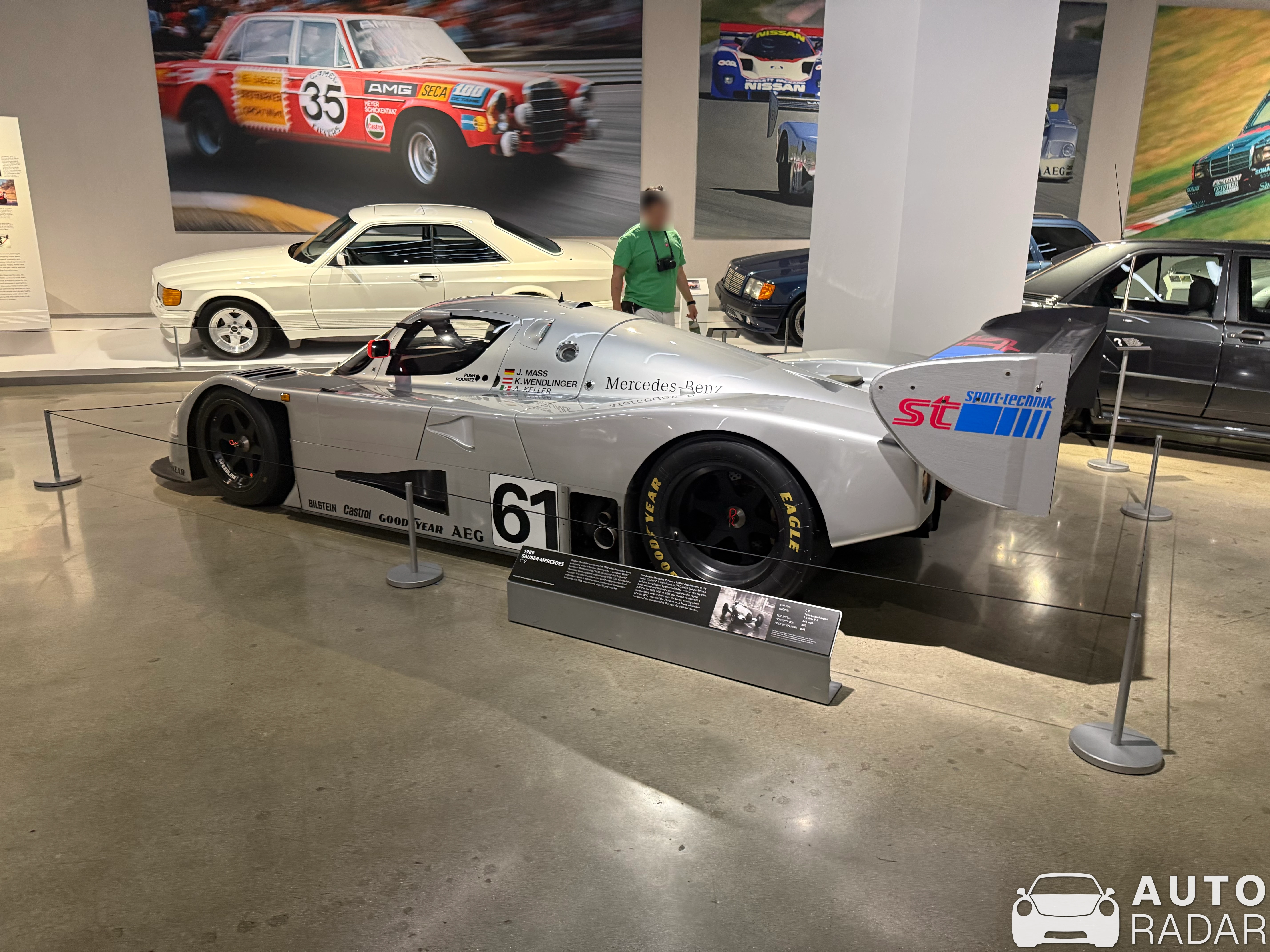 Sauber C9 spotted in Los Angeles