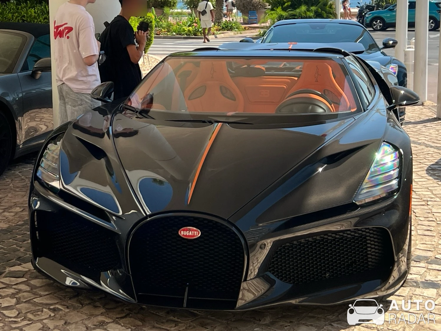 Bugatti W16 Mistral spotted in Cannes