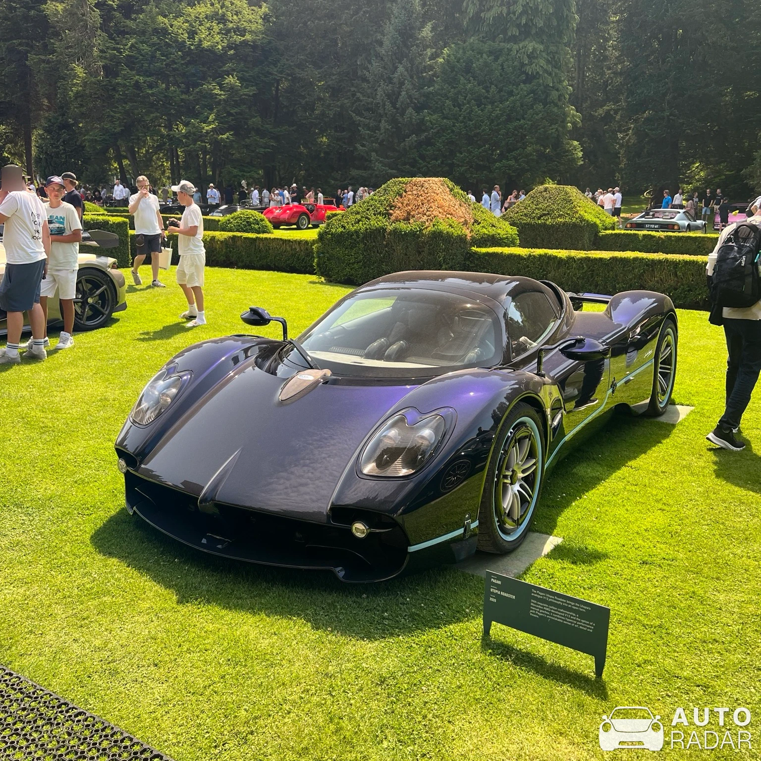 Pagani Utopia Roadster spotted in Båstad