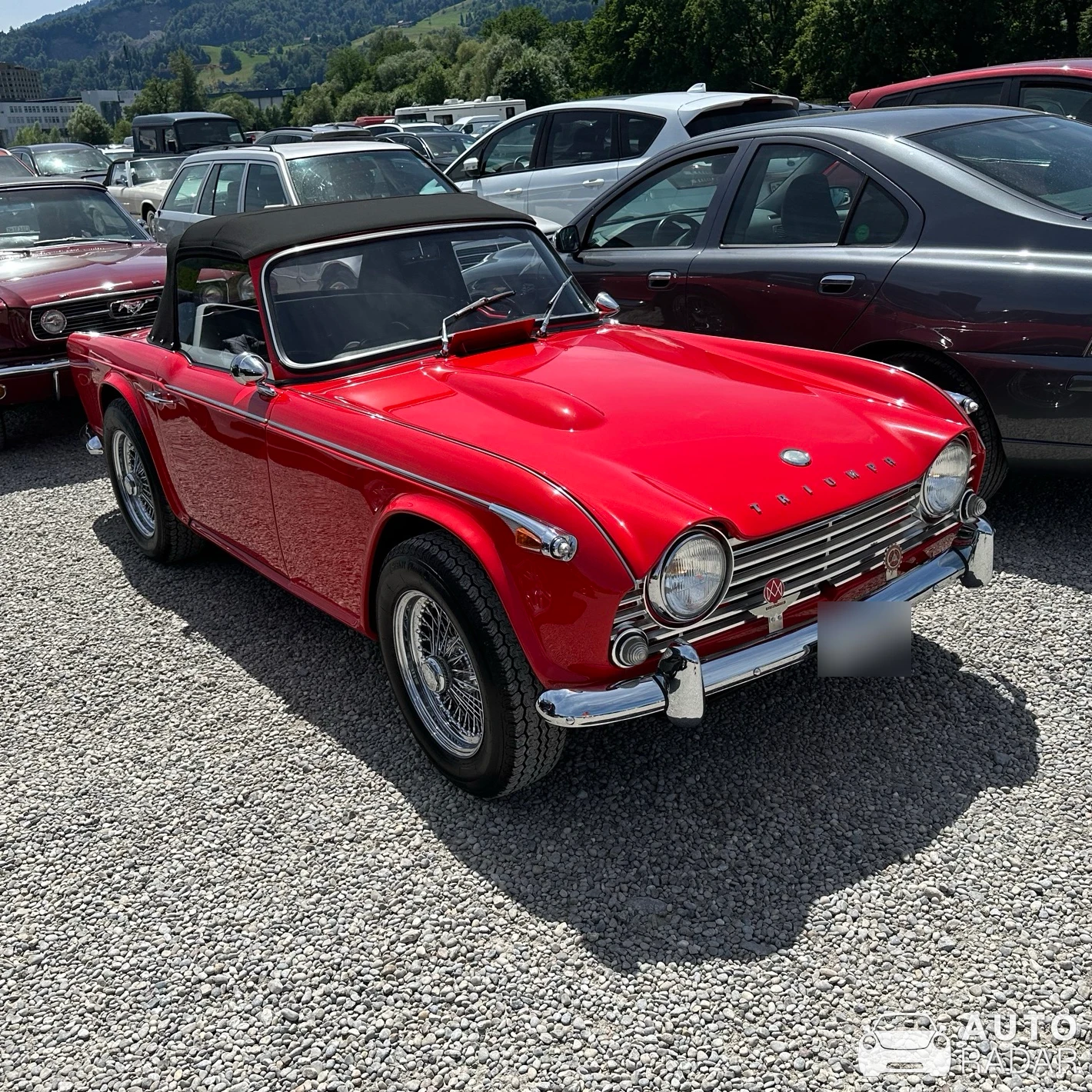 Triumph TR4 spotted in Luzern