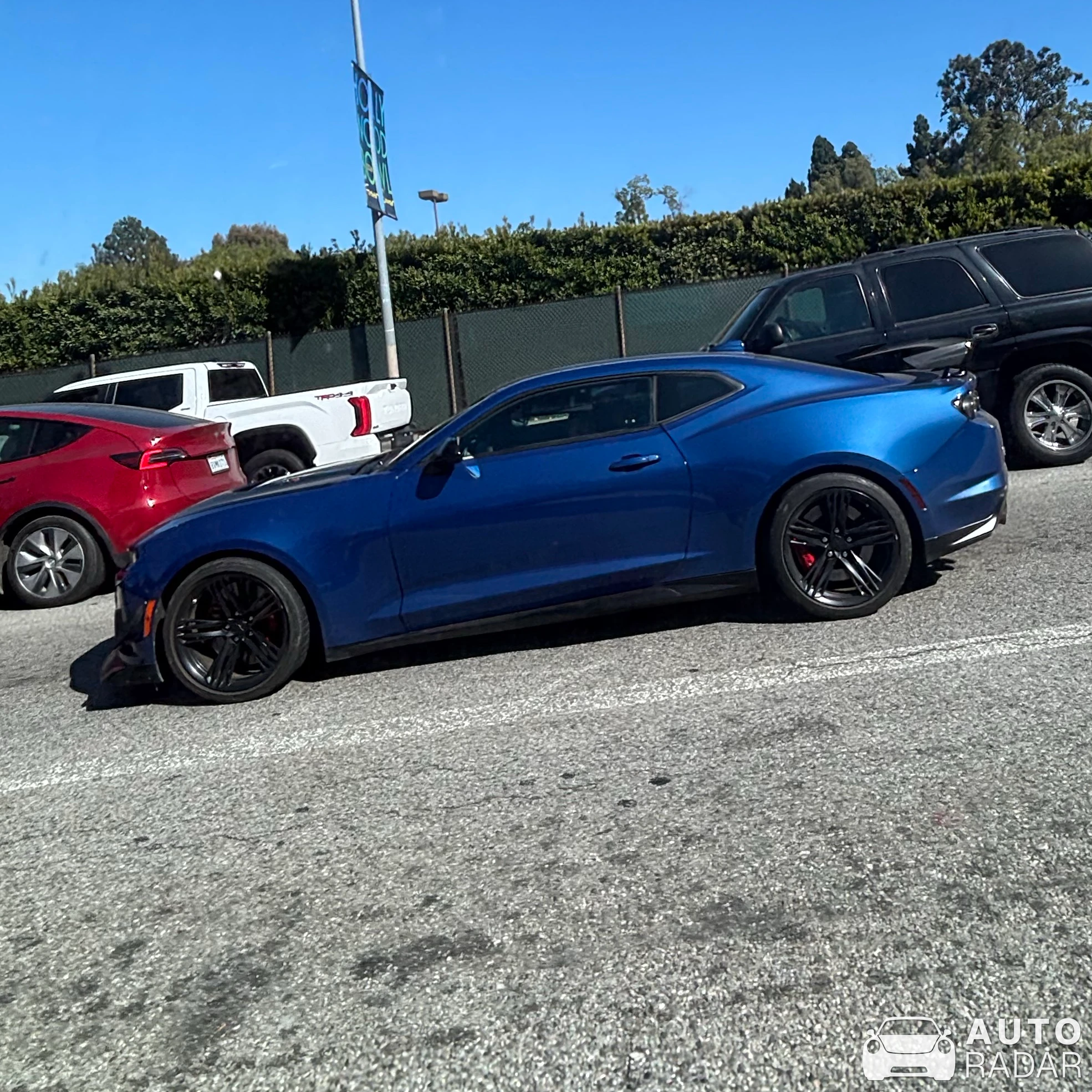 Chevrolet Camaro ZL1 1LE spotted in Los Angeles