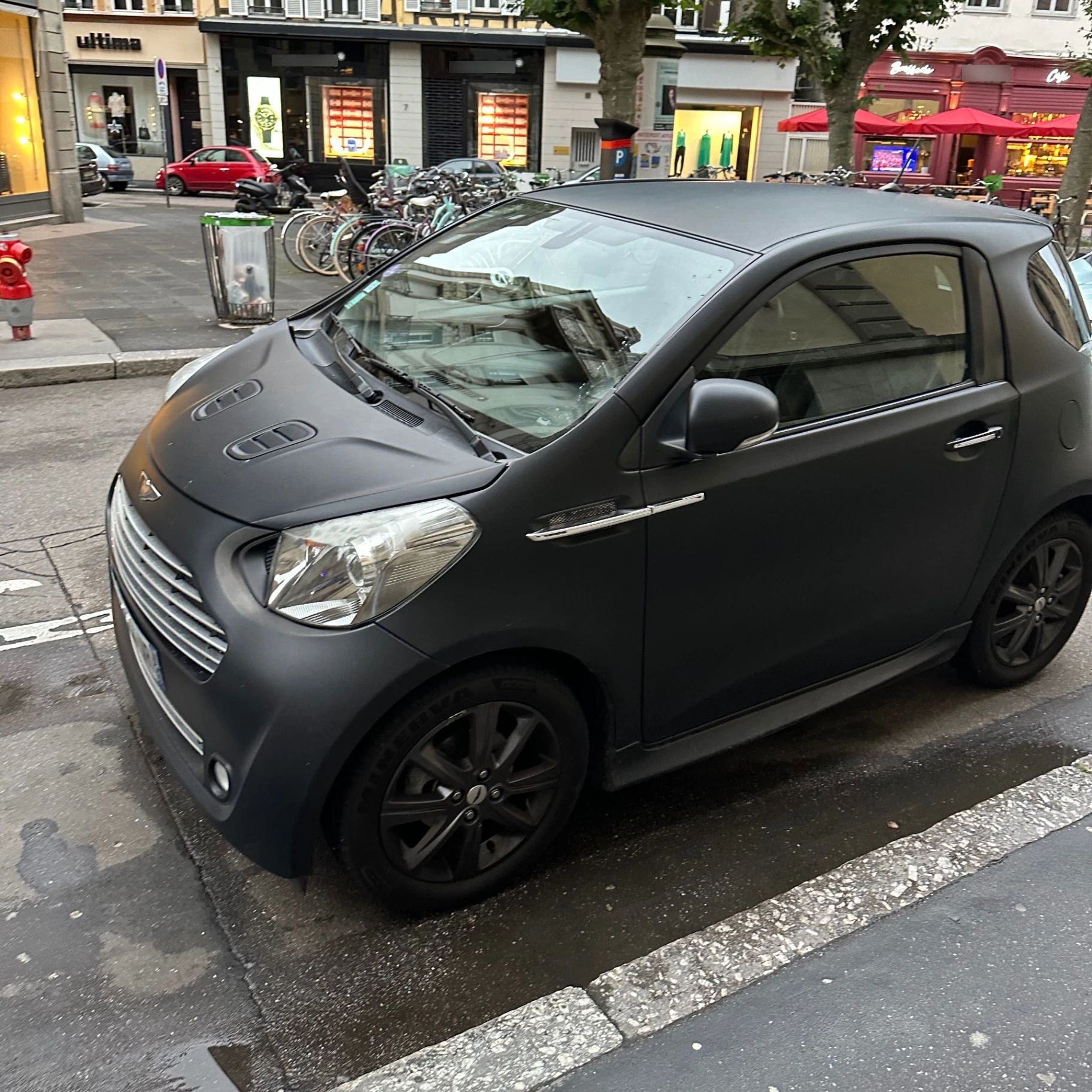 Aston Martin Cygnet spotted in Strasbourg, France