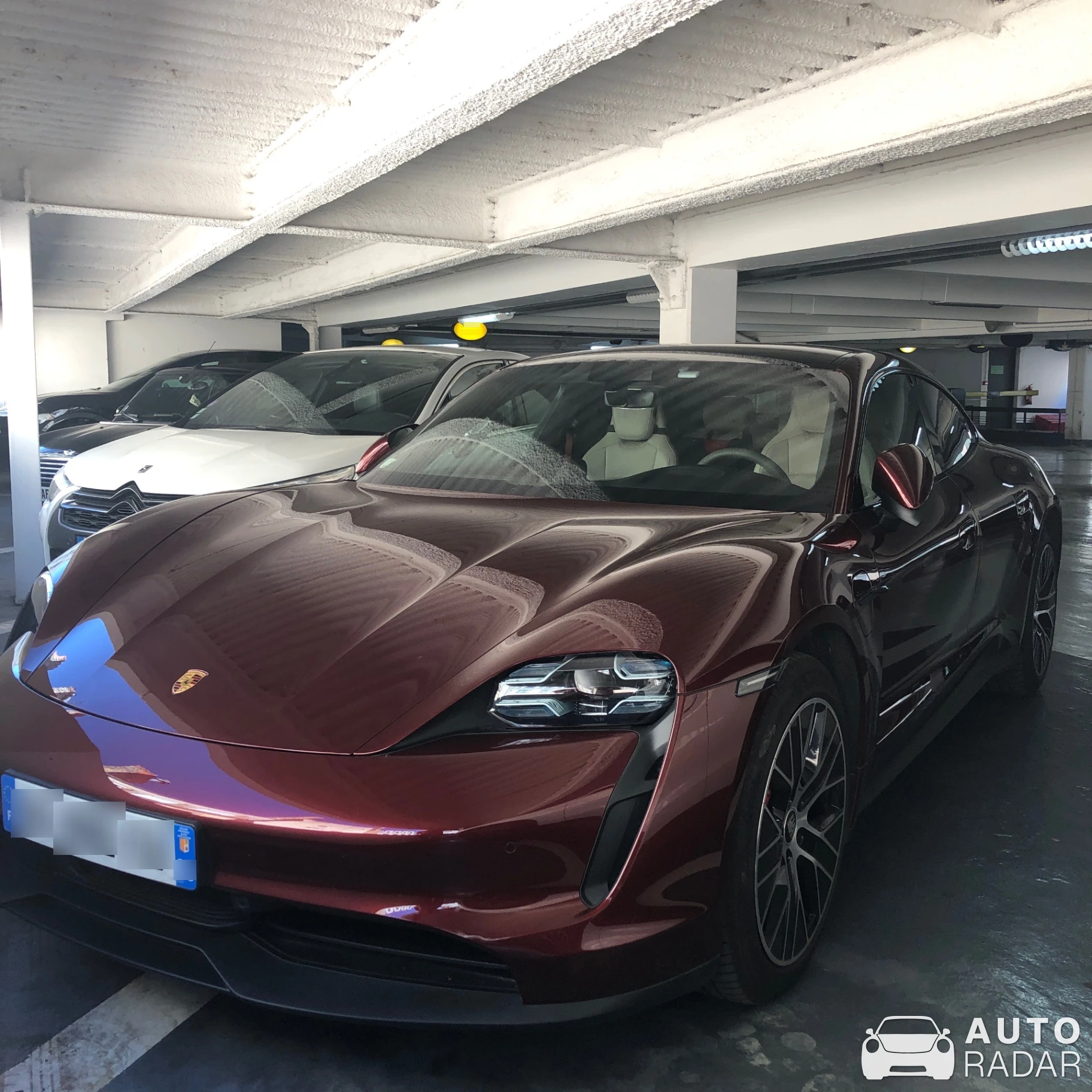 Porsche Taycan spotted in Lyon, France