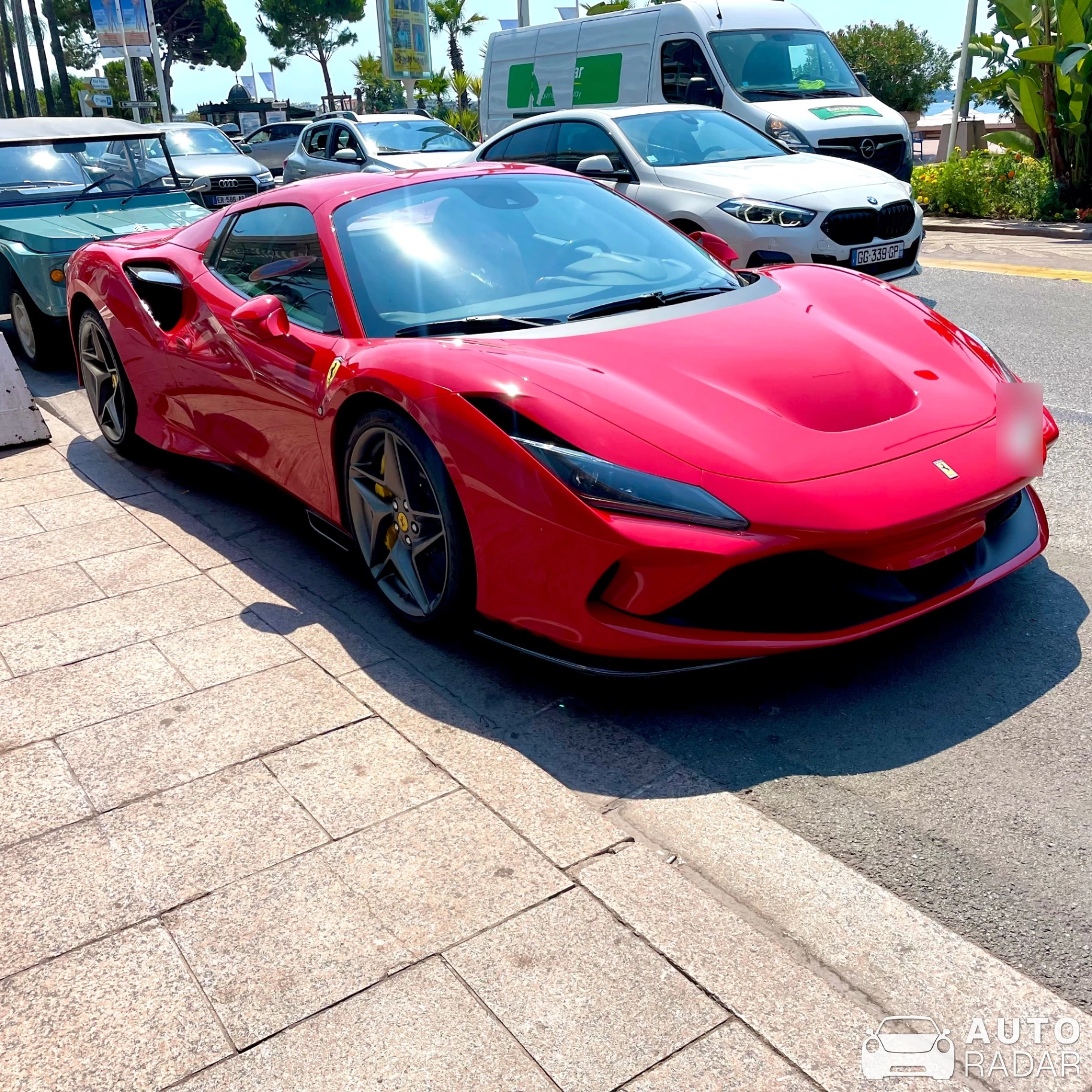 Ferrari F8 Tributo spotted in Cannes, France