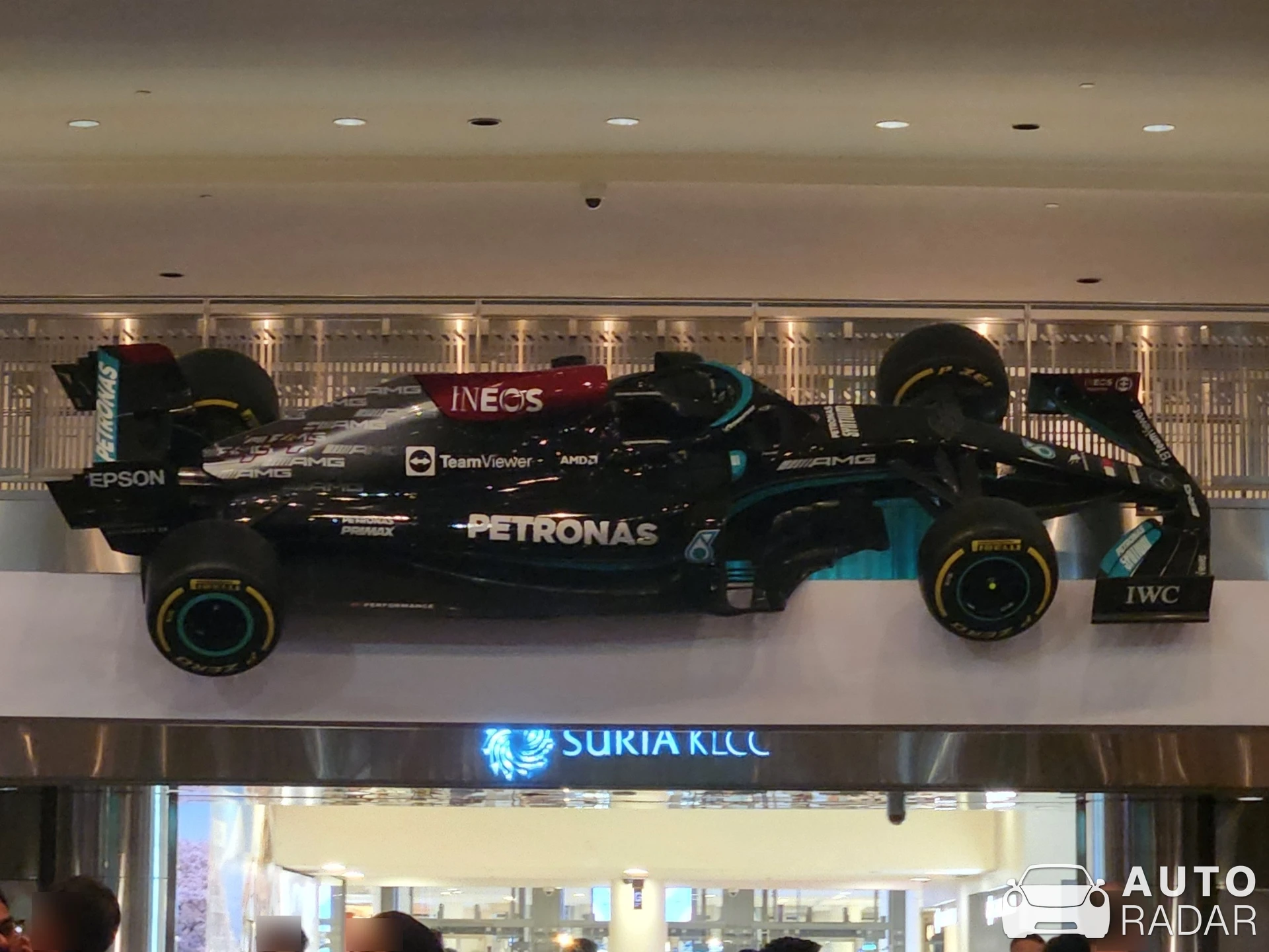 Mercedes-AMG F1 spotted in Kuala Lumpur