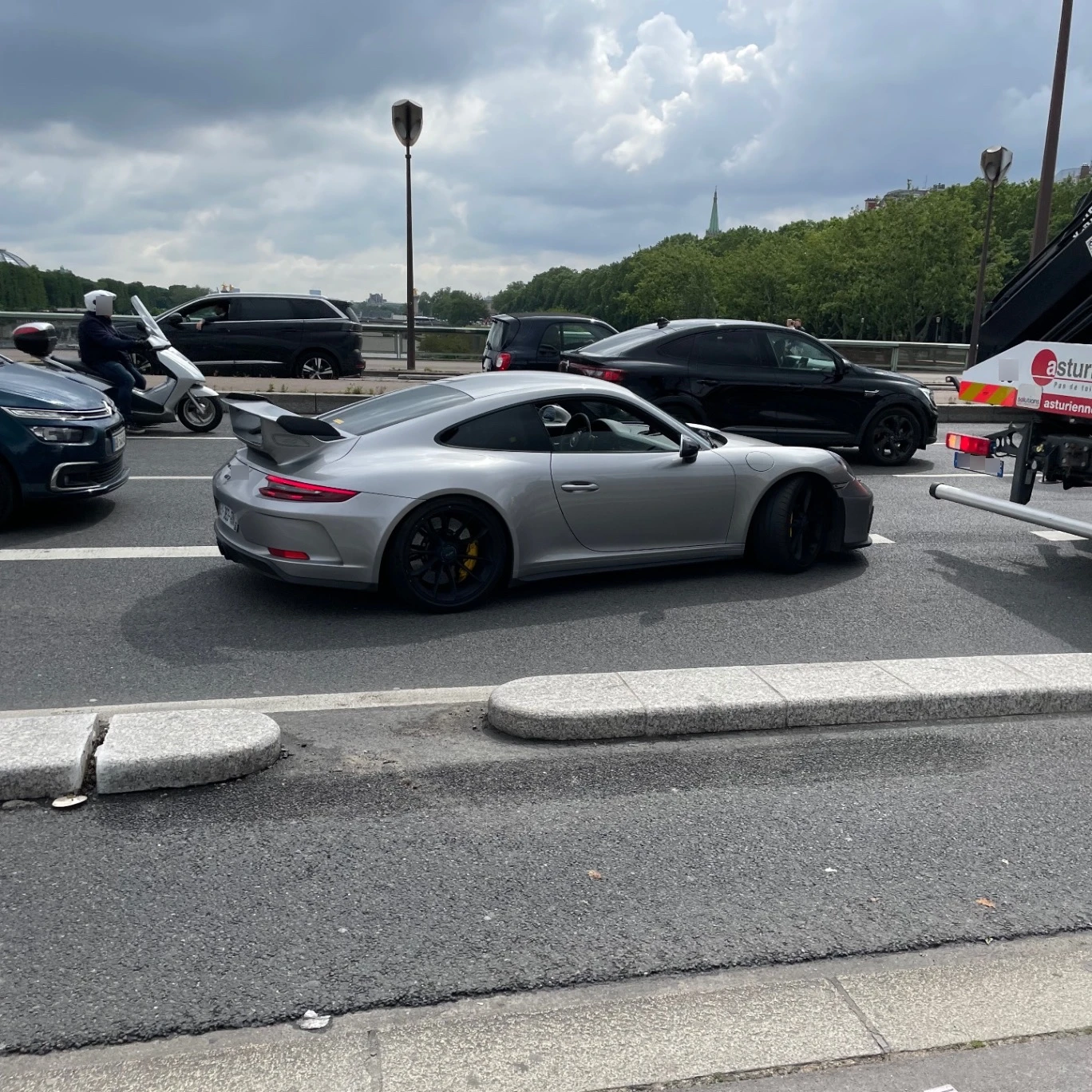 Porsche 991 GT3 MkI spotted in Paris, France