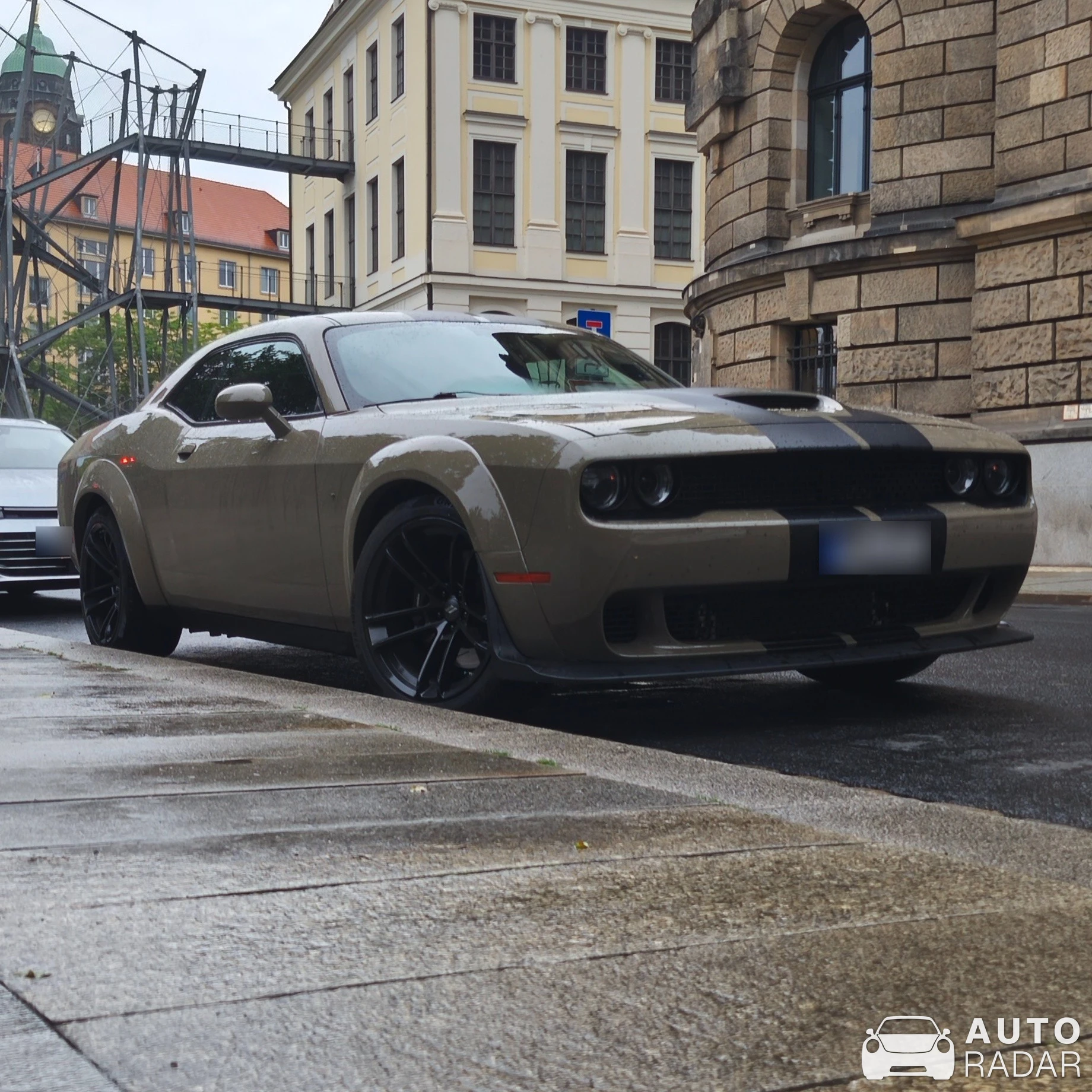 Dodge Challenger R/T Scat Pack Widebody spotted in Dresden