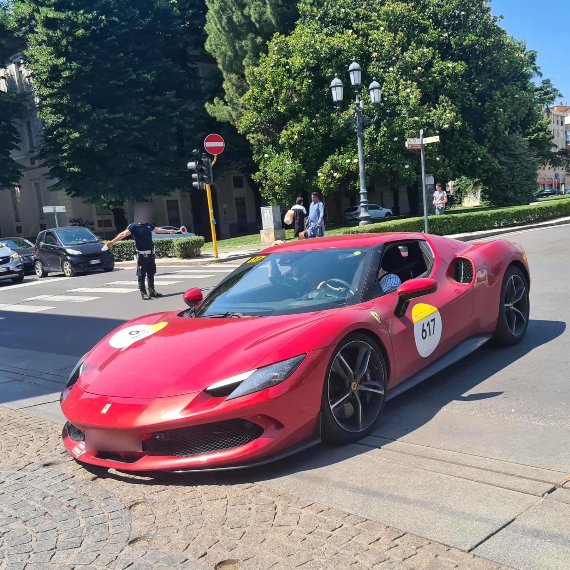 Ferrari 296 GTS spotted in Brescia, Italy