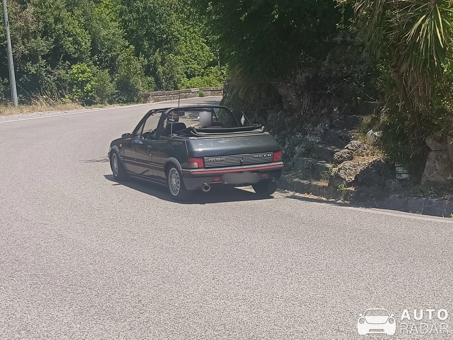 Peugeot 205 CTI spotted in Maratea
