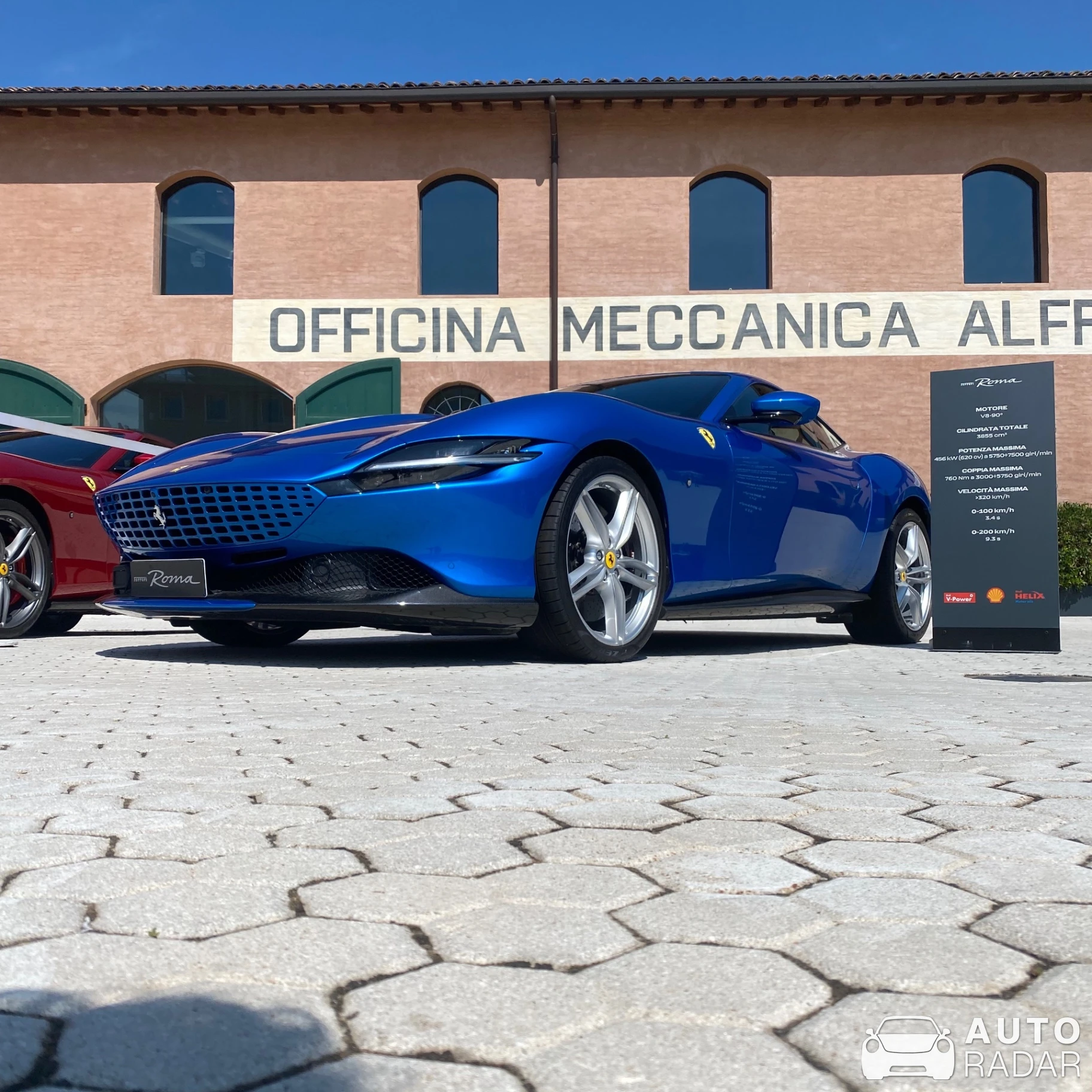 Ferrari Roma spotted in Modena, Italy