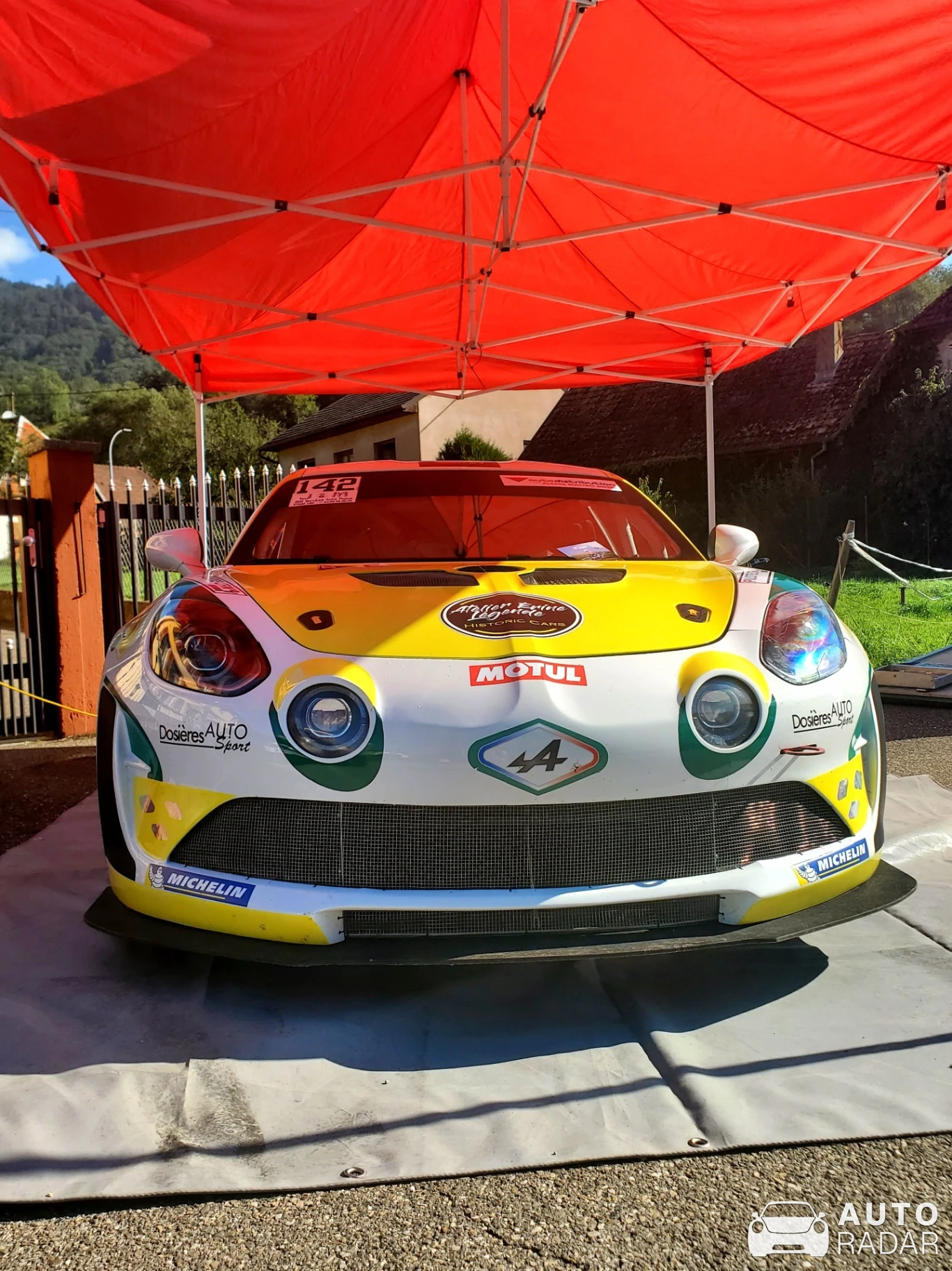 Alpine A110 Cup spotted in Steige, France