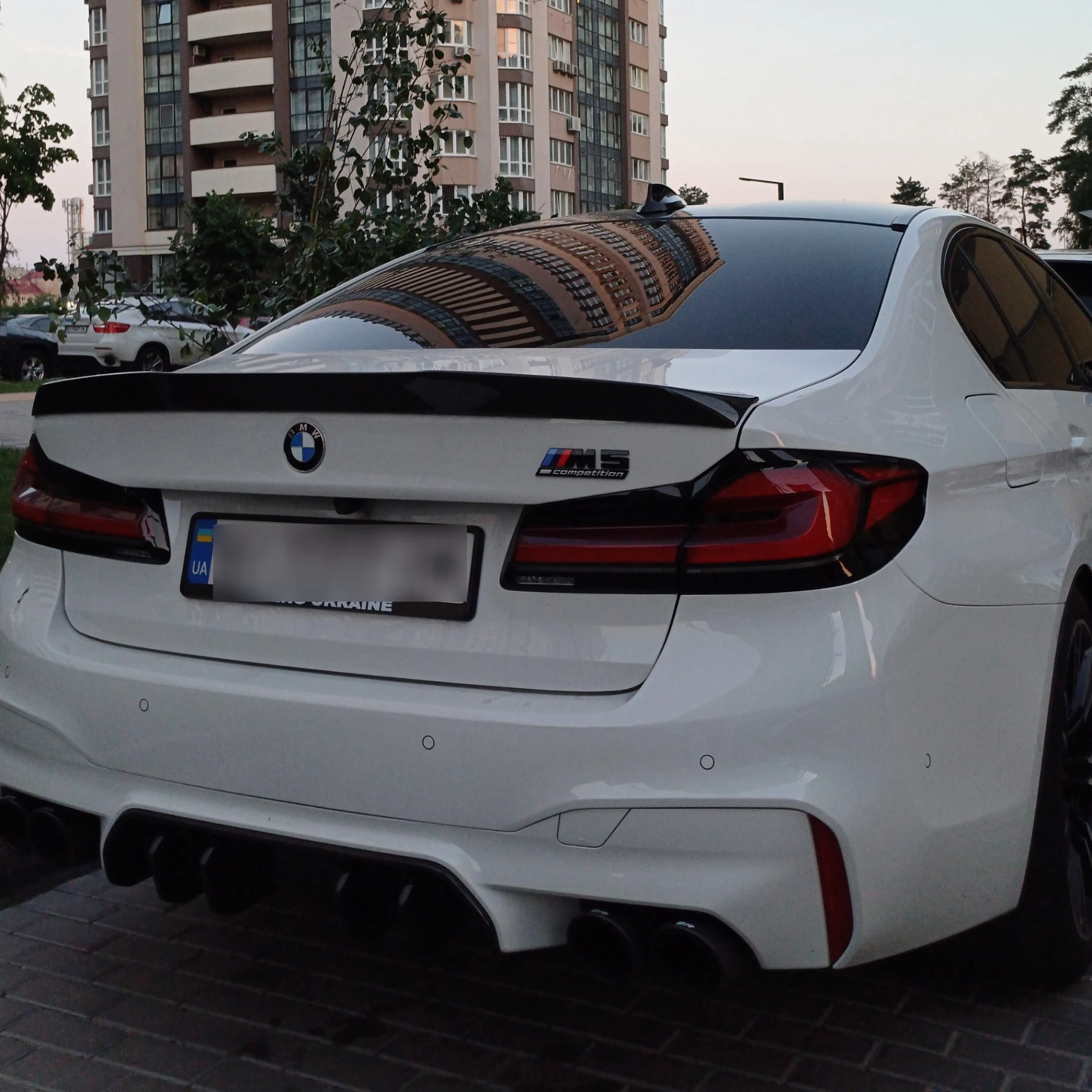 BMW M5 F90 Competition spotted in Brovary, Ukraine