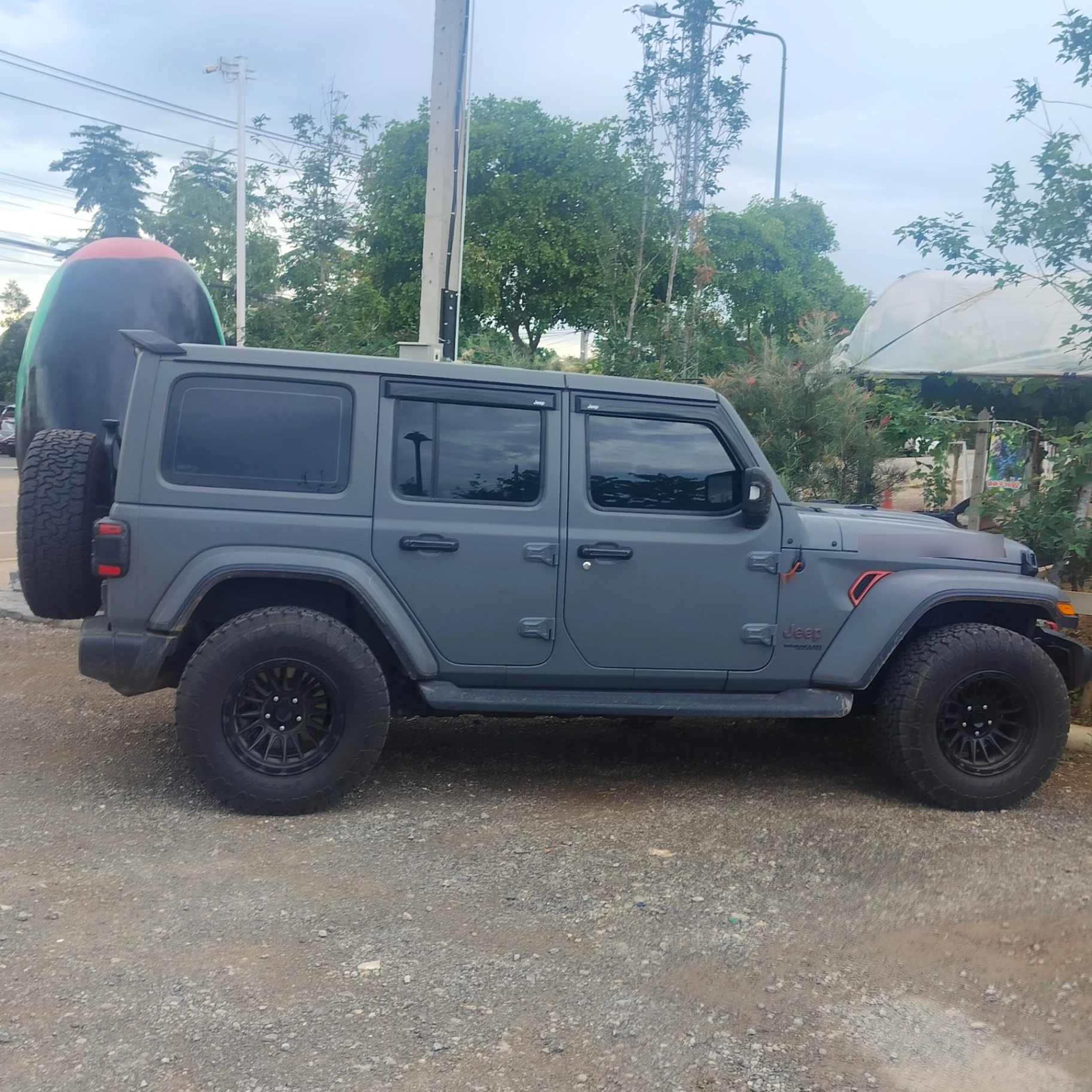 Jeep Wrangler Rubicon spotted in Tambon Pong Ta Long, Thailand