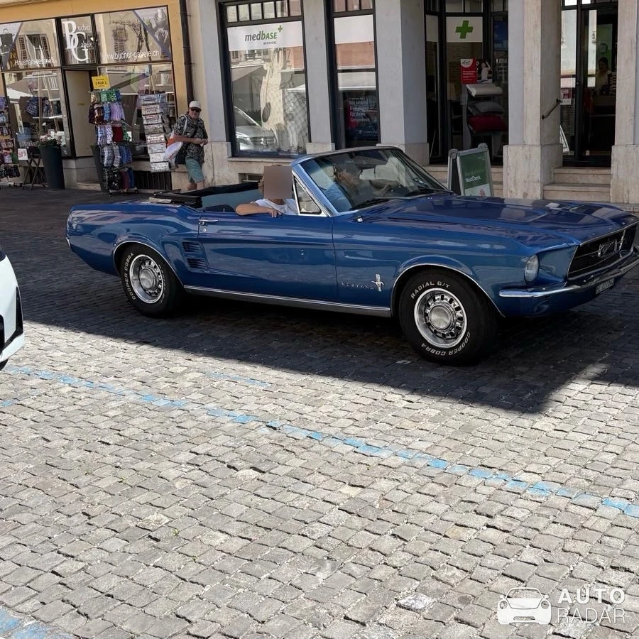 Ford Mustang GT Convertible spotted in Zwingen
