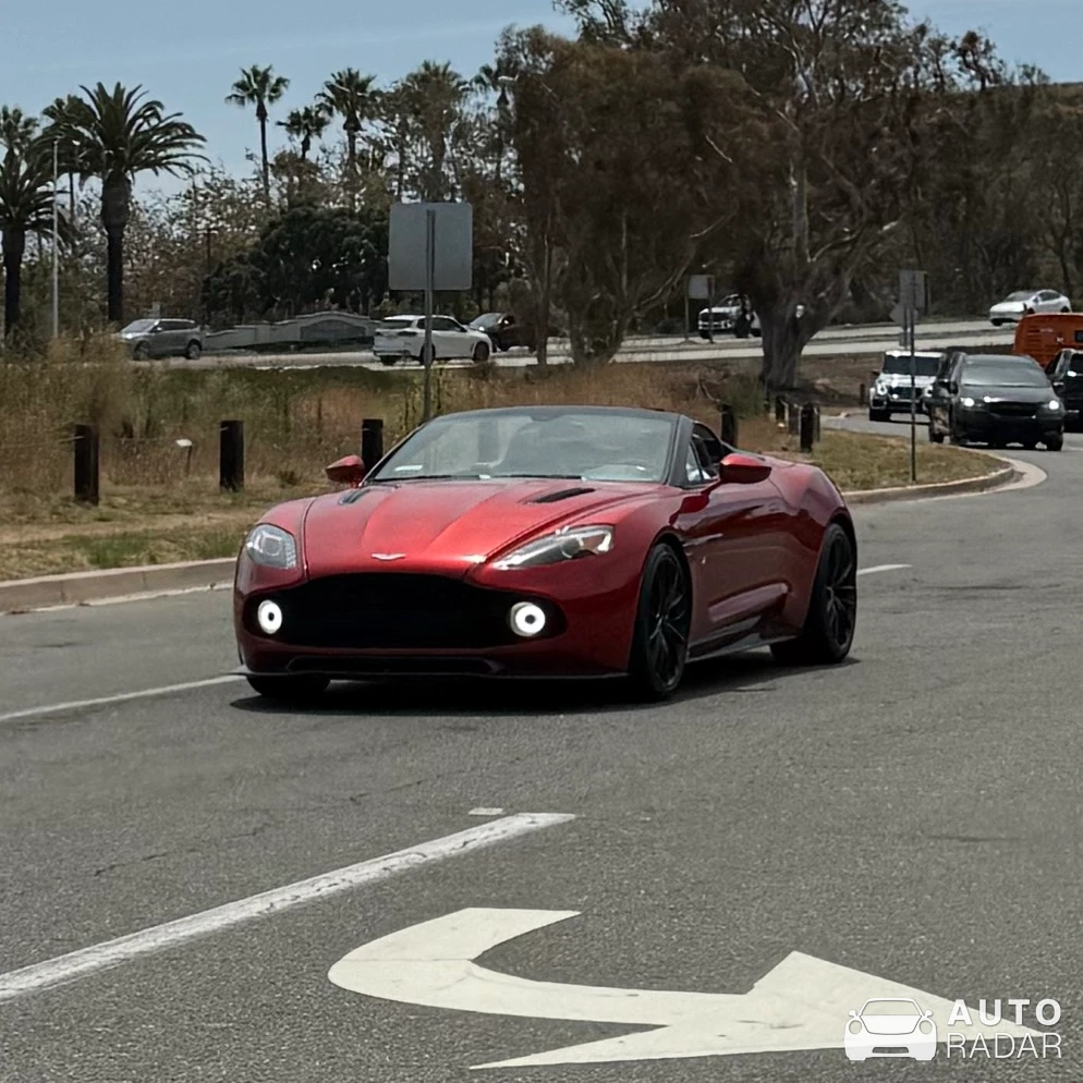 Aston Martin Vanquish Volante spotted in Malibu