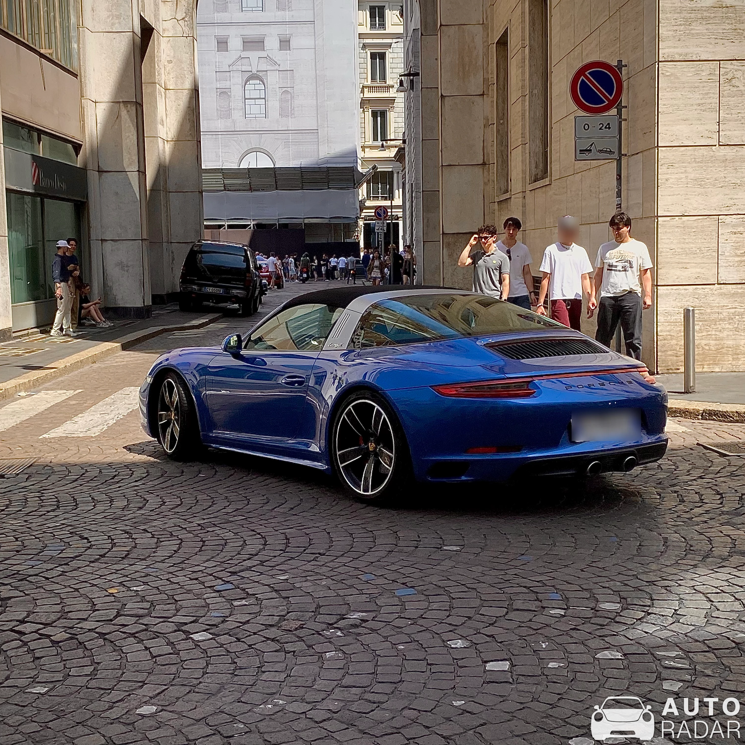 Porsche 991 Targa 4S MkI spotted in Milano