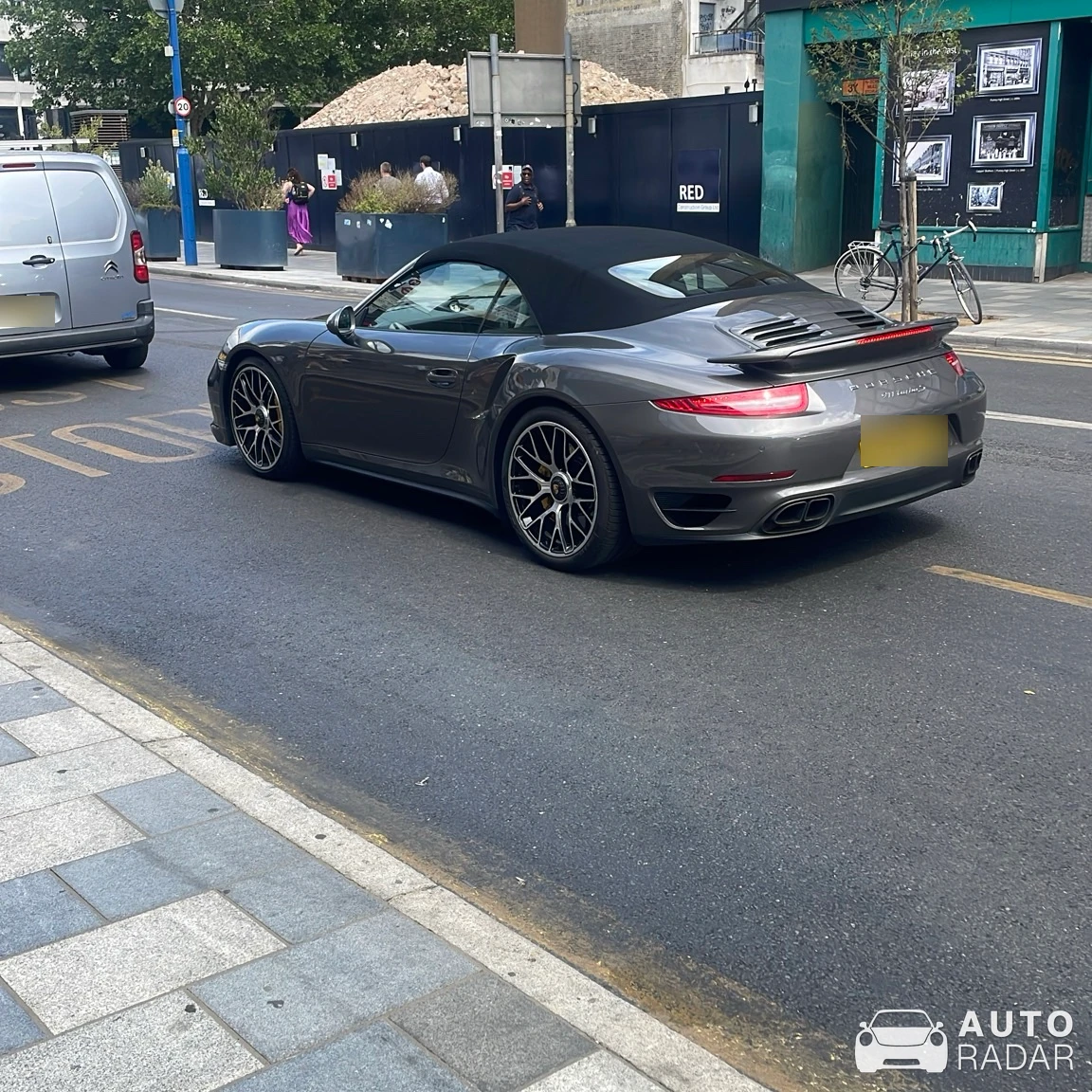 Porsche 991 Turbo S Cabriolet MkI spotted in London