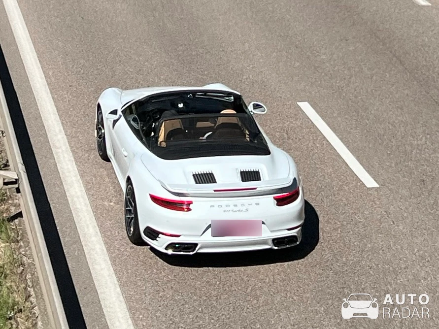 Porsche 991 Turbo S Cabriolet MkII spotted in Dommartin-lès-Toul