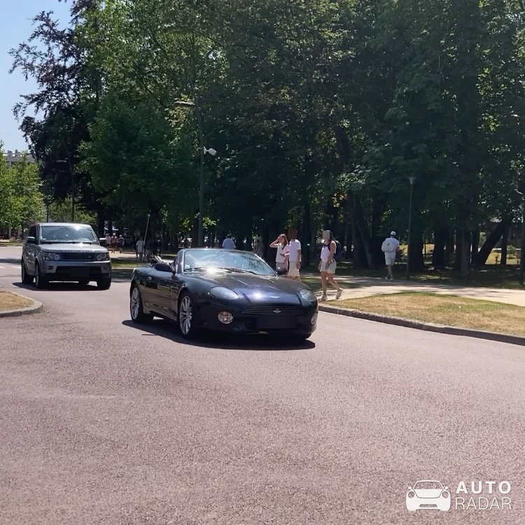 Aston Martin DB7 Volante Driving Dynamics spotted in Neufchâtel-Hardelot