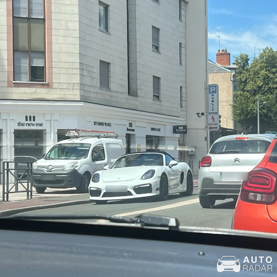 Porsche 981 Boxster spotted in Angers