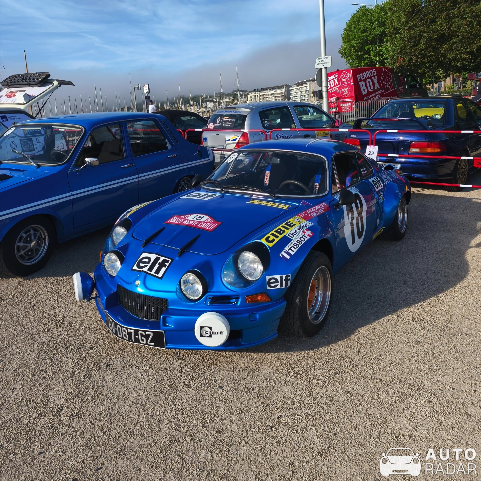 Alpine A110 1600 Group 4 Rallye spotted in Perros-Guirec