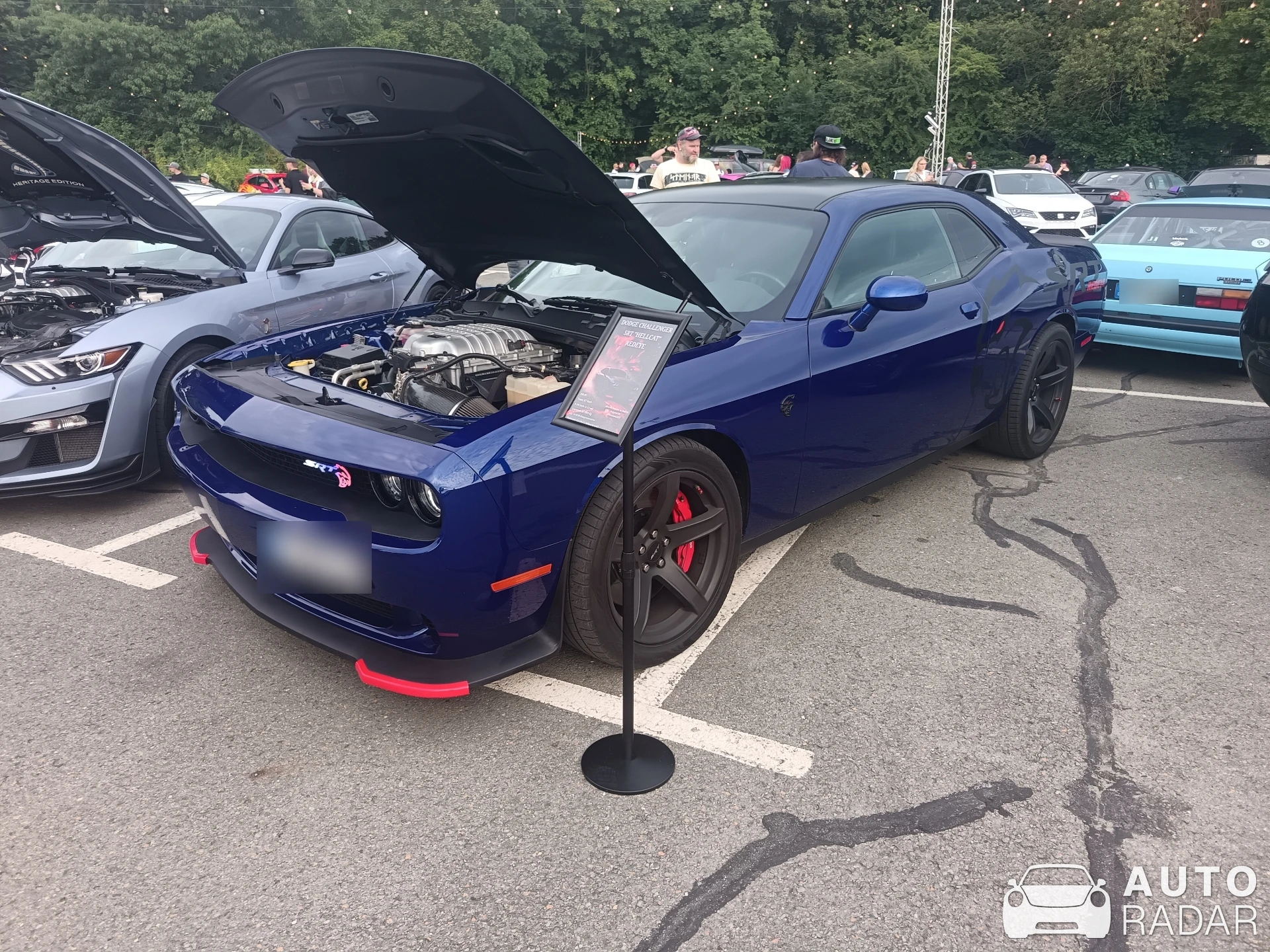 Dodge Challenger SRT Hellcat Redeye spotted in Plauen